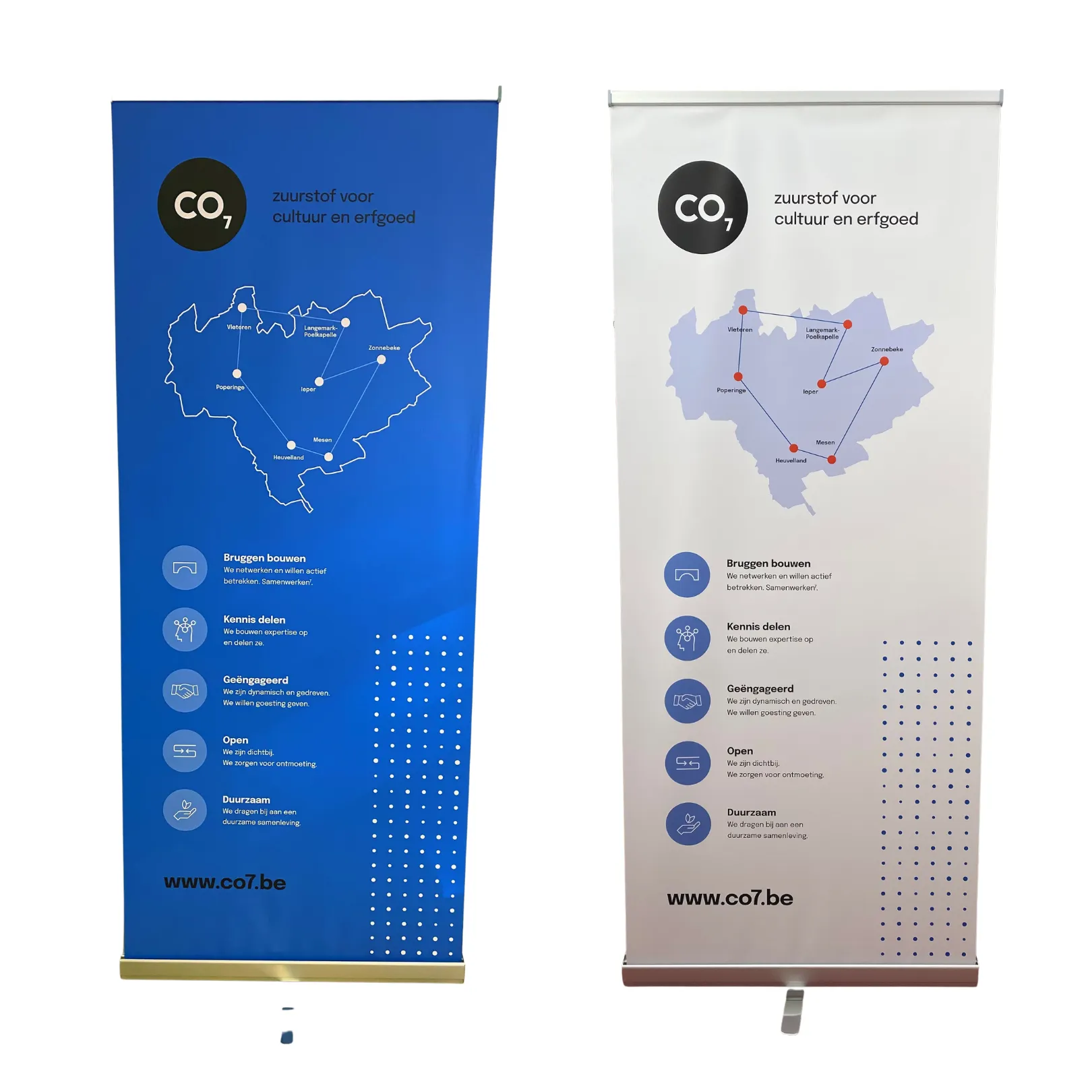 Roll-up Banner CO7 - Wit