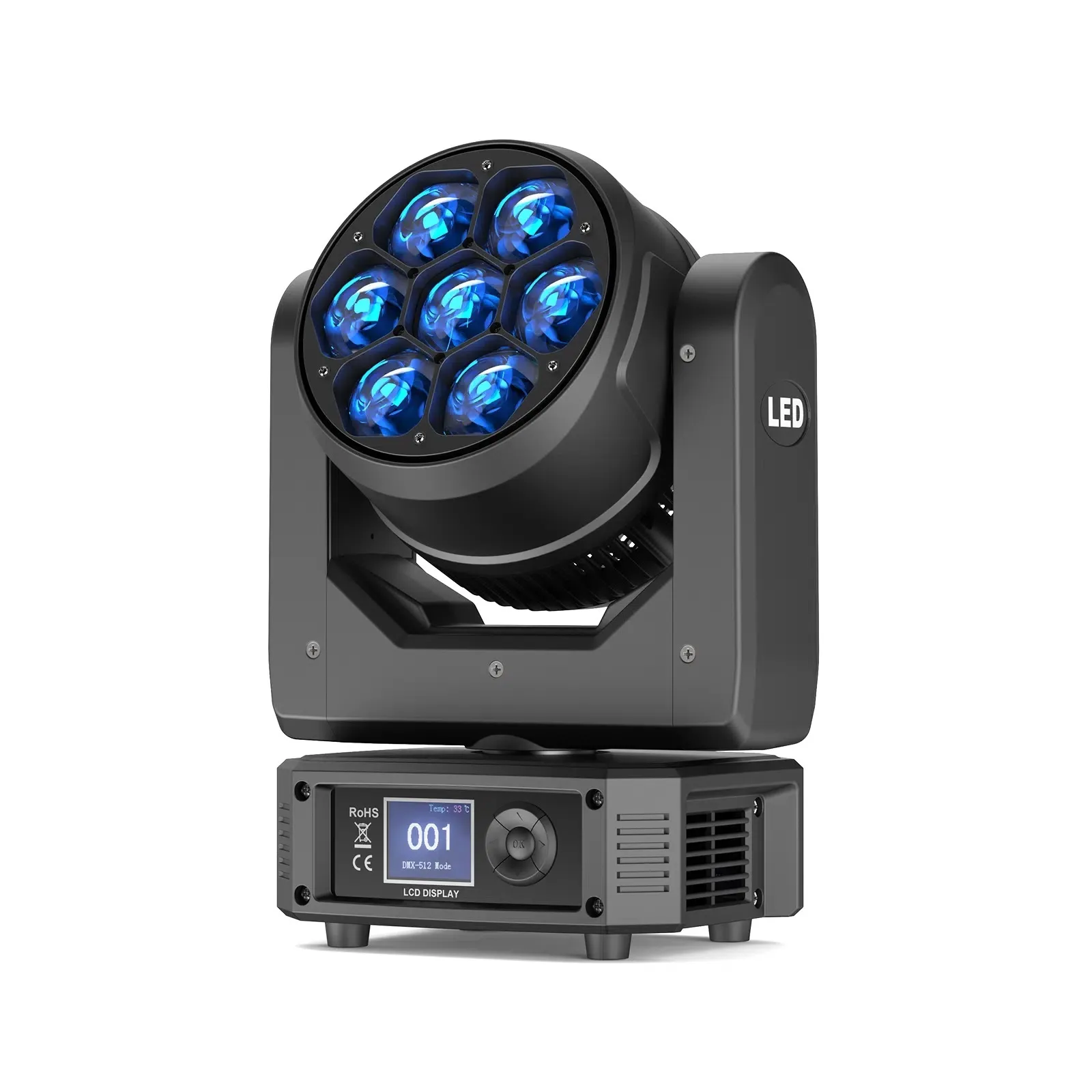 SFX 7x50W RGBW Moving Head with BEE EYE Effect
