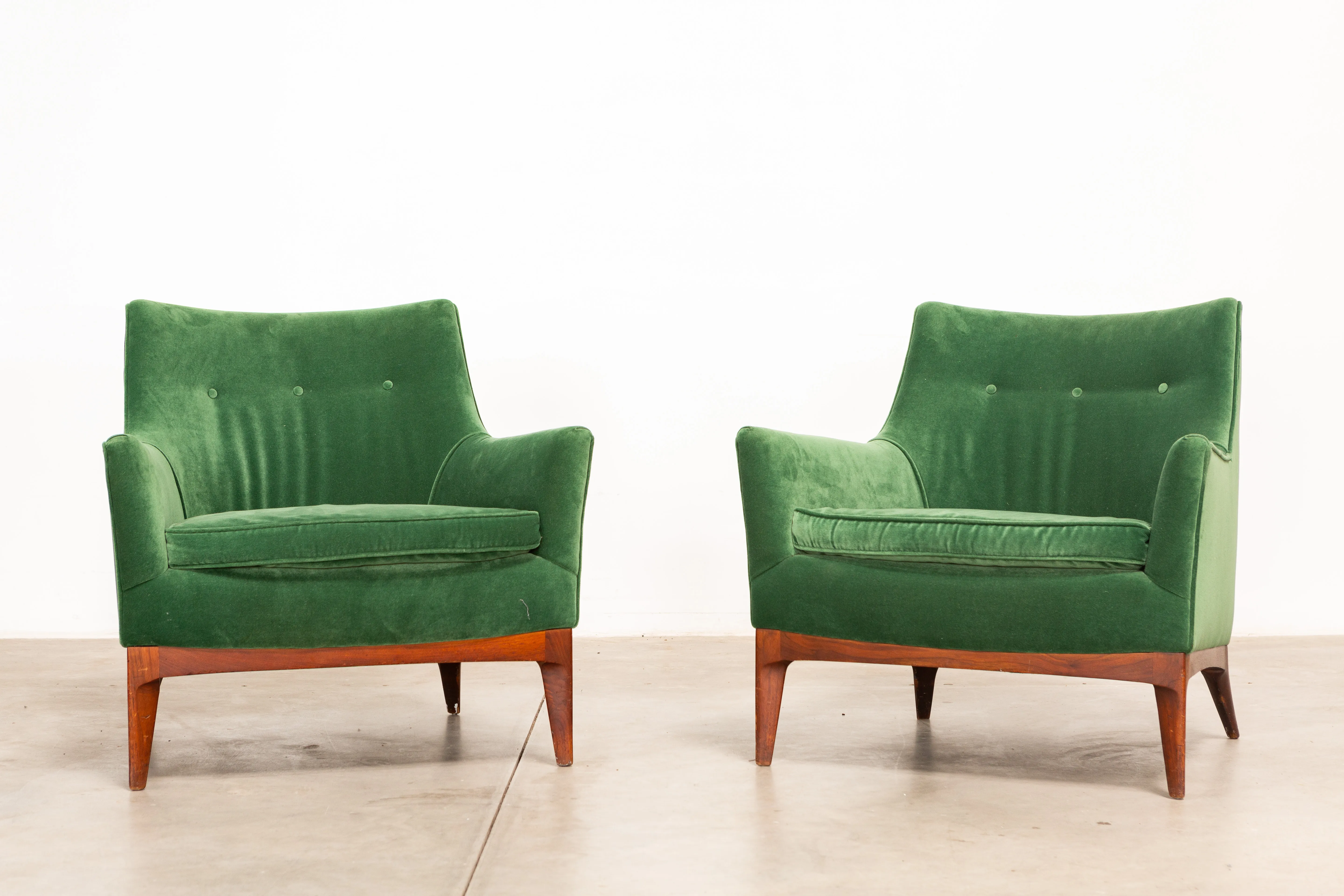 Green Velvet Chairs