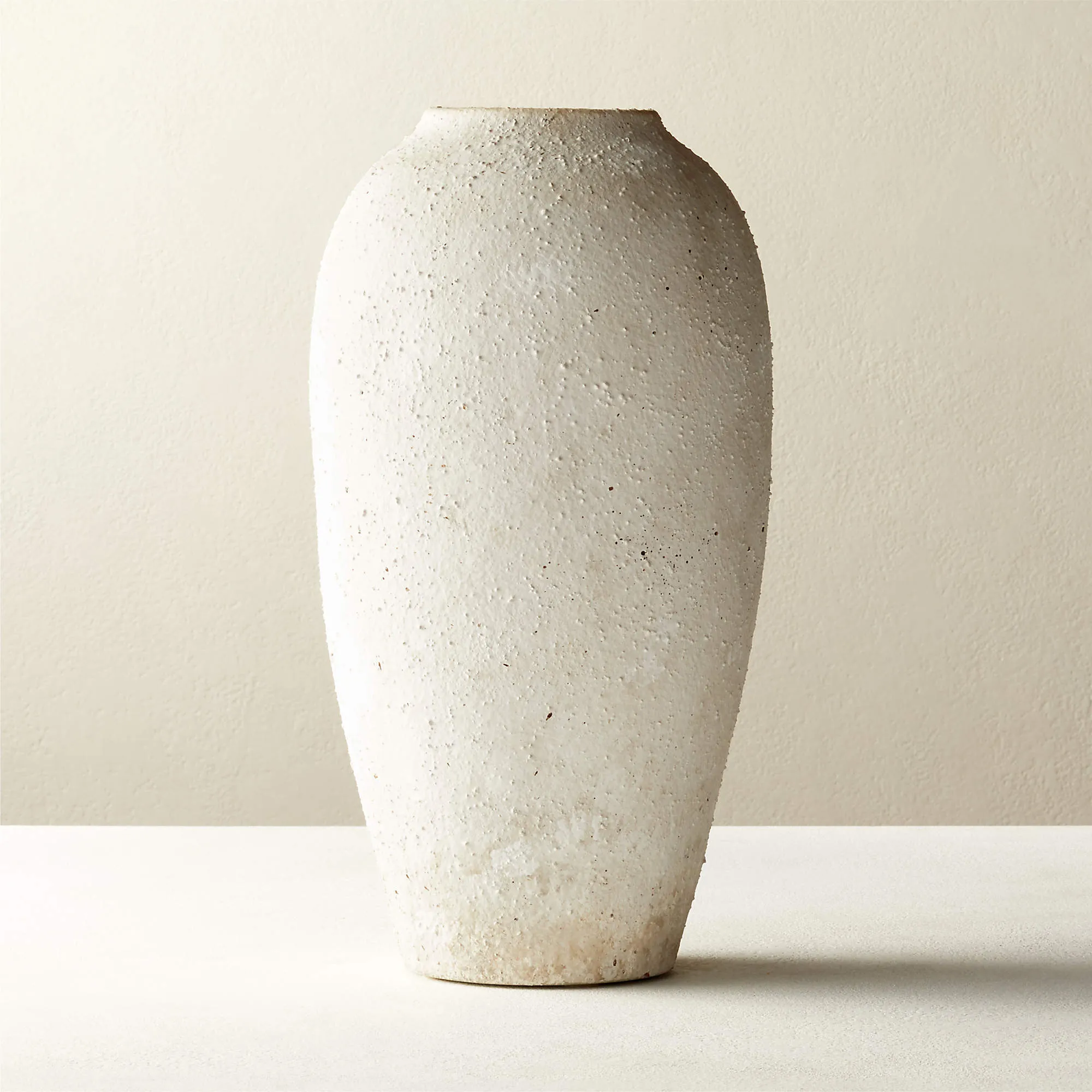 Torino Textured White Vase