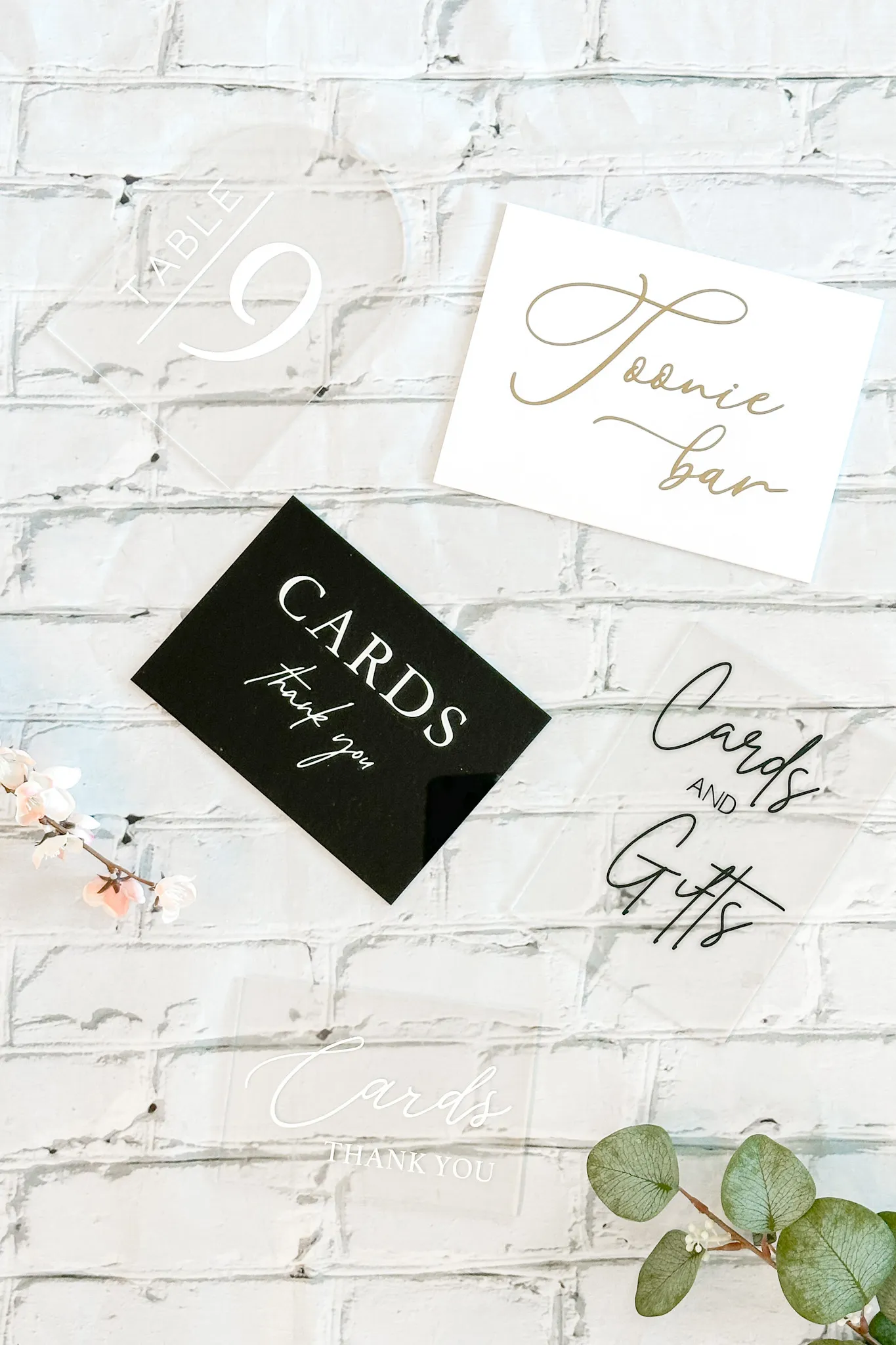 - Sign Collections - Acrylic - 