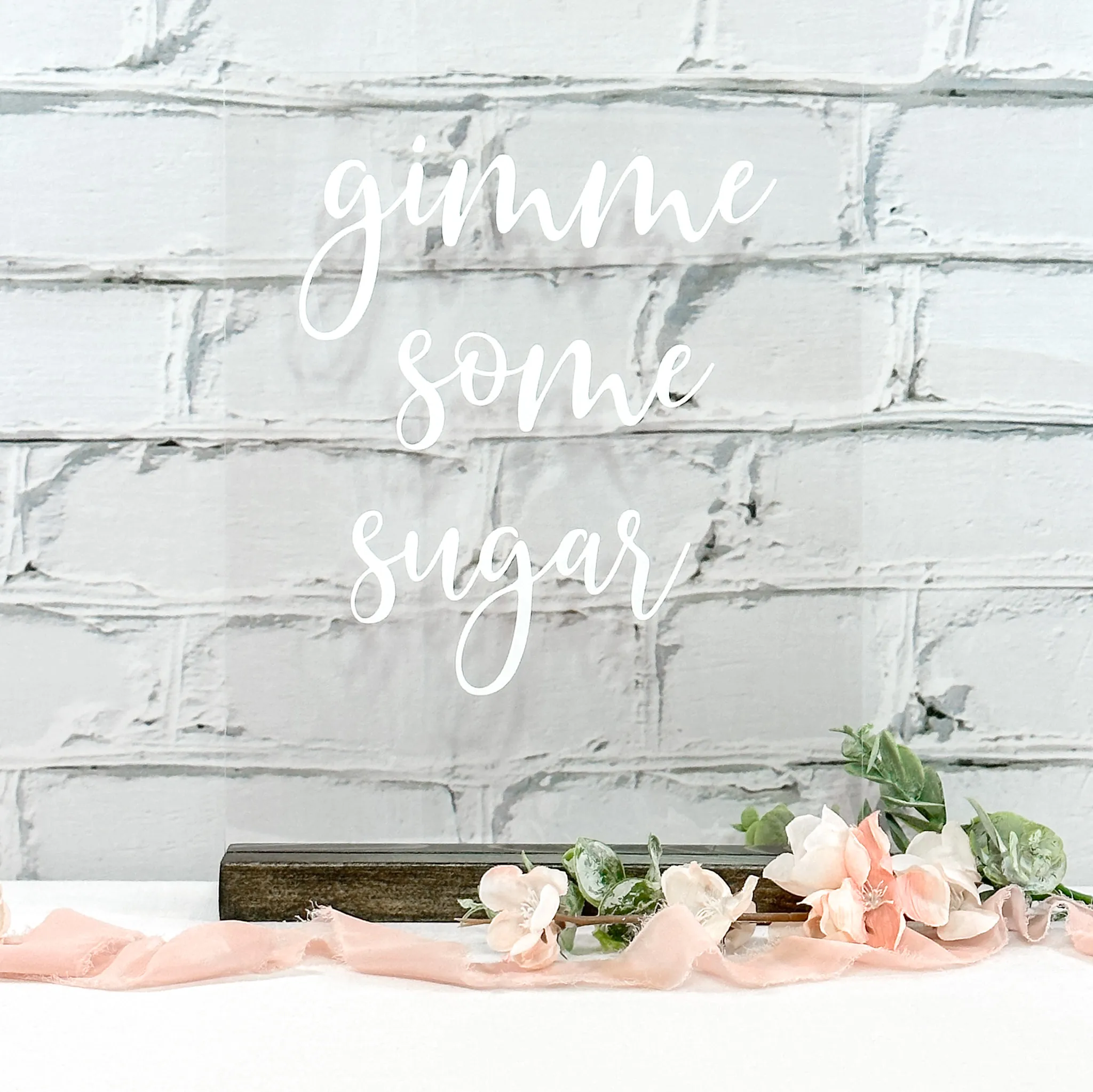Gimme Some Sugar (Windsor) - Clear/White