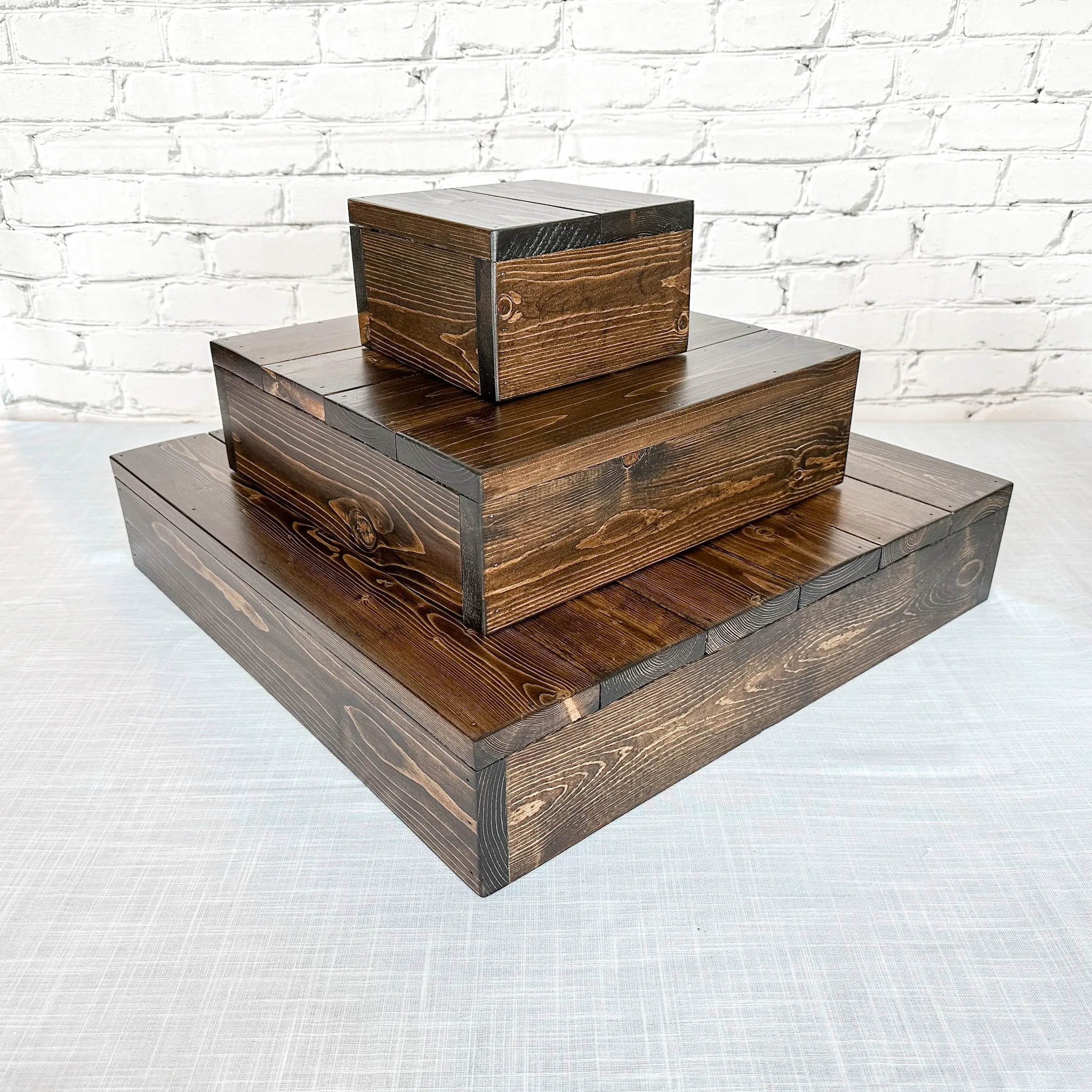 Tiered Wood Cupcake Stand