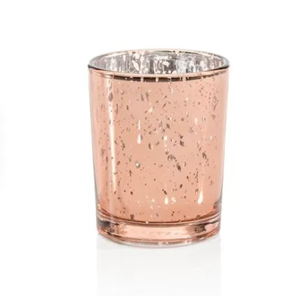 Mercury Votive Holders Rose Gold - Set of 12