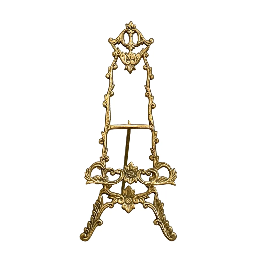 Audrey Vintage Ornate Brass Table Easel