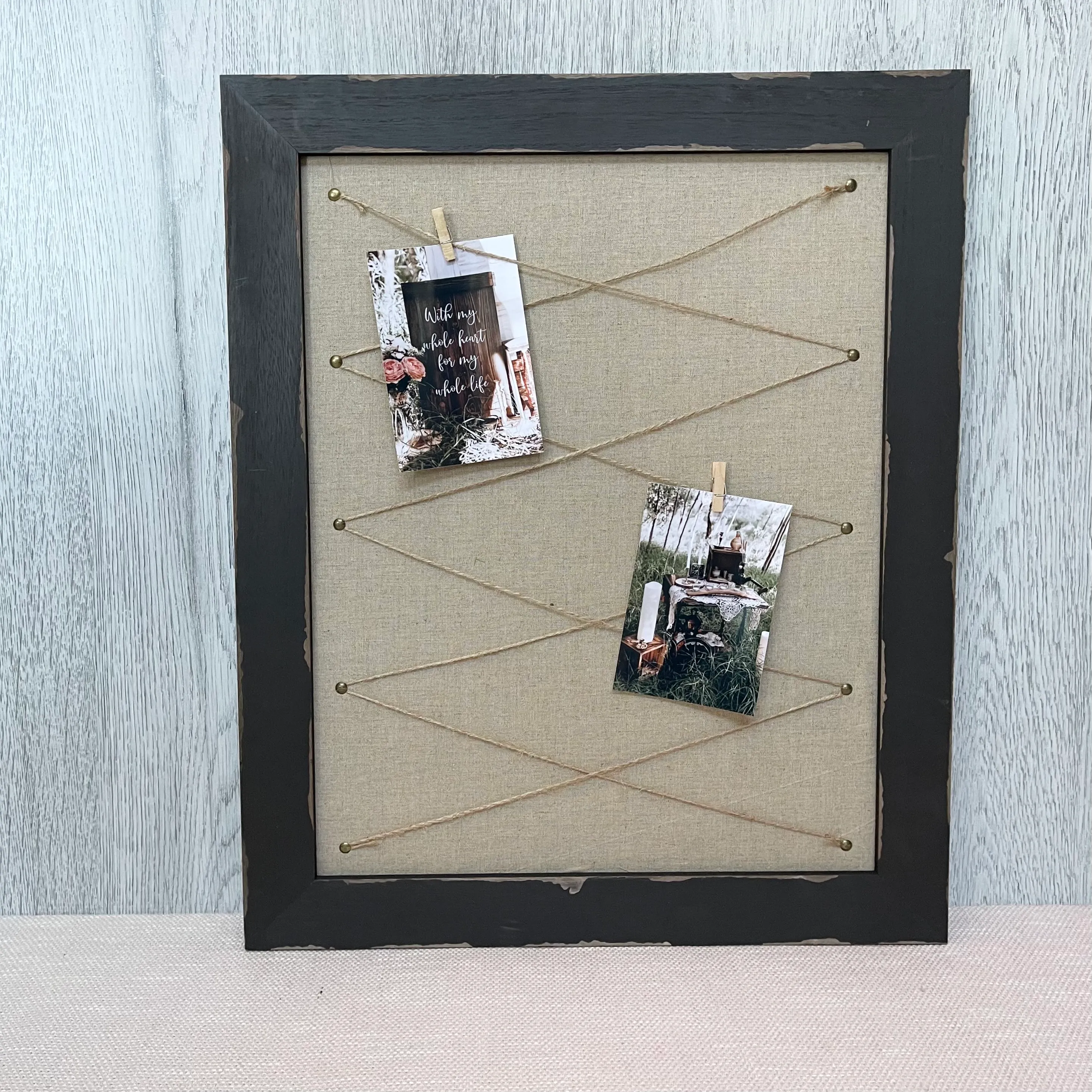 Rustic Photo Clip Frame