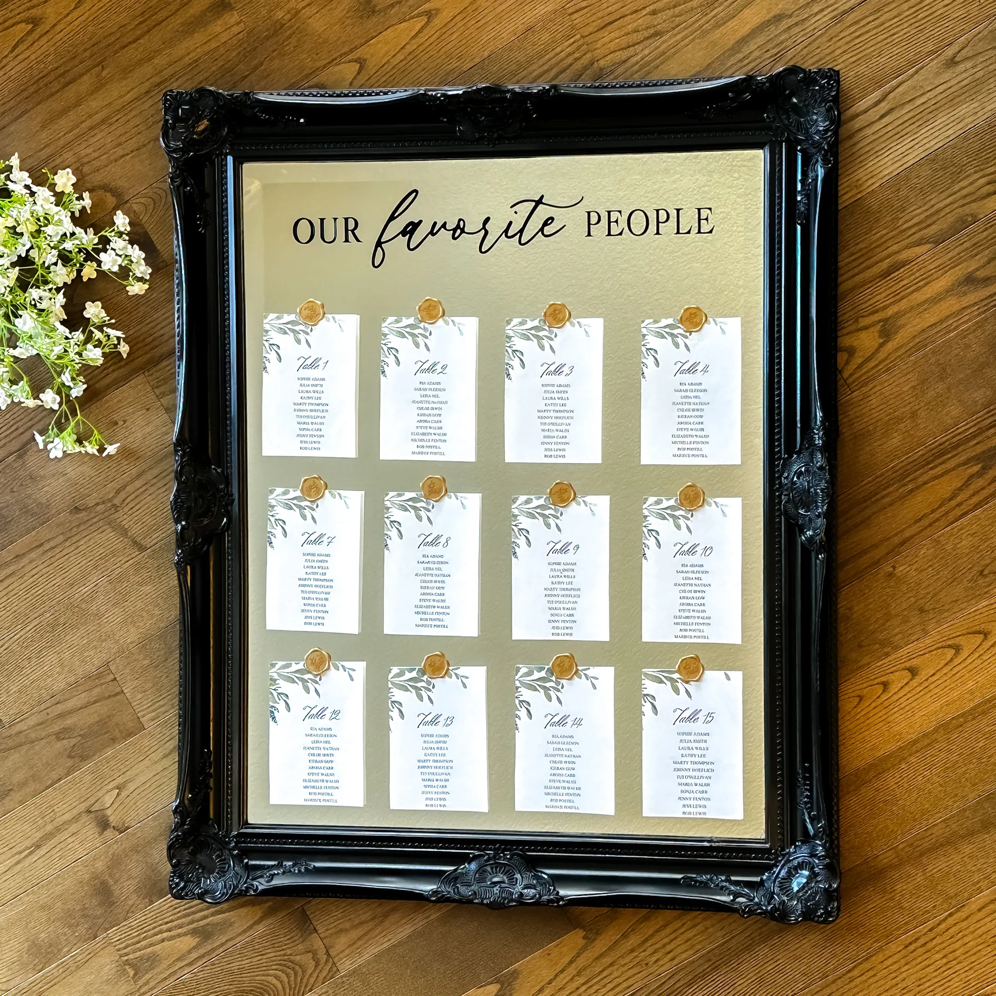 Black Mirror Seating Chart