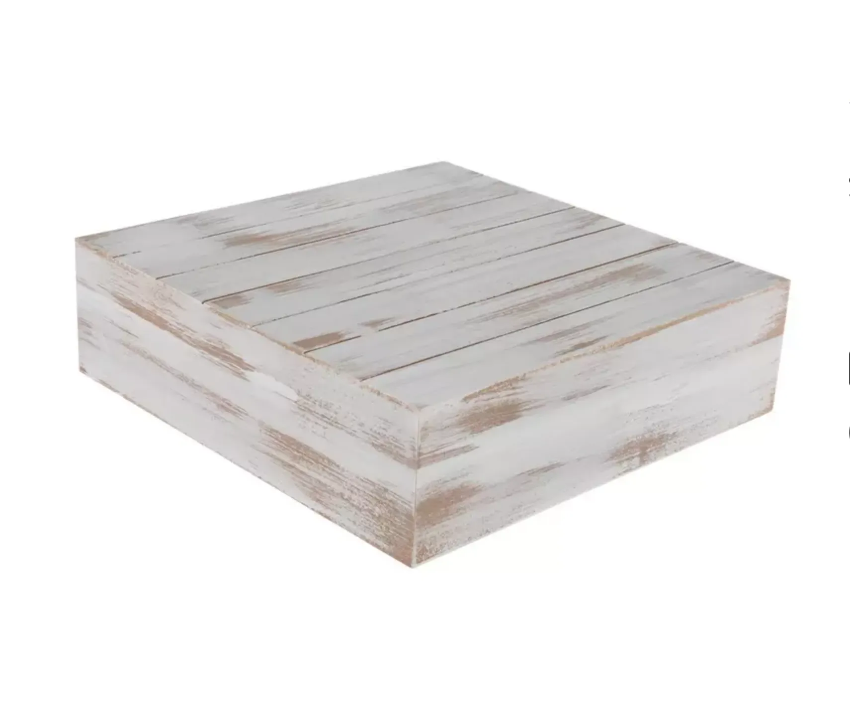 White Wood Dessert Stand