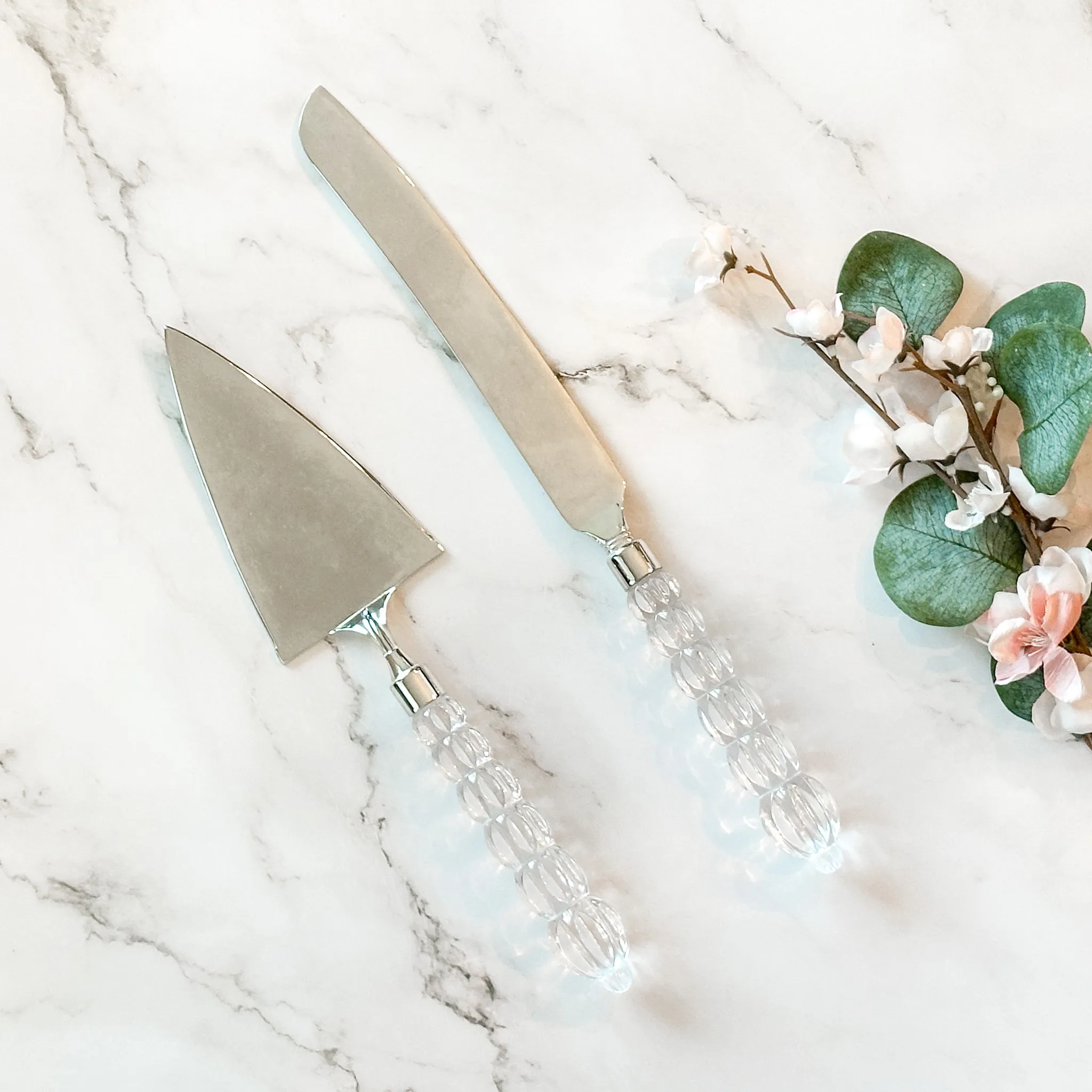 Crystal Cake Cutting Set