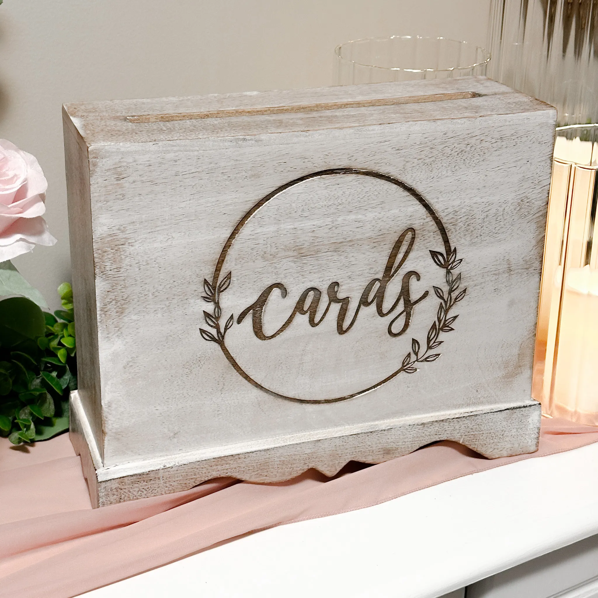 Card Box - Wood Locking