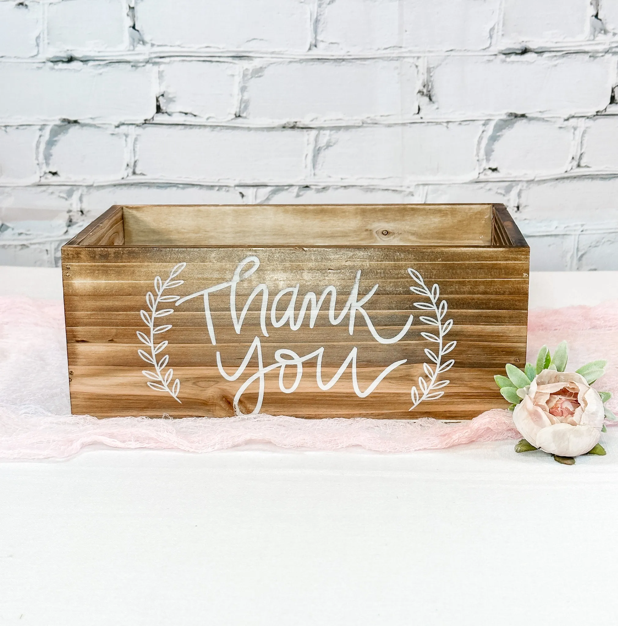 Thank You Box - Wood