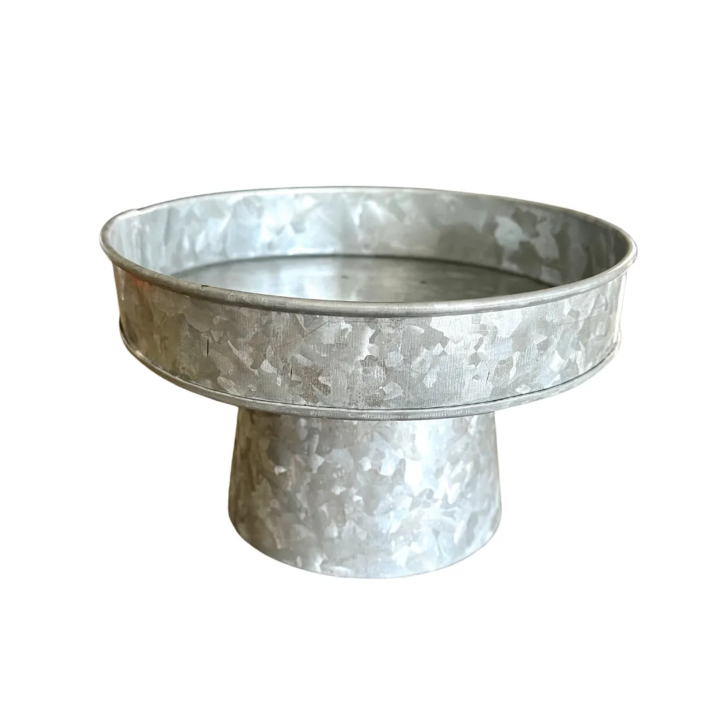 Galvanized Dessert Stand (7.5") - Small
