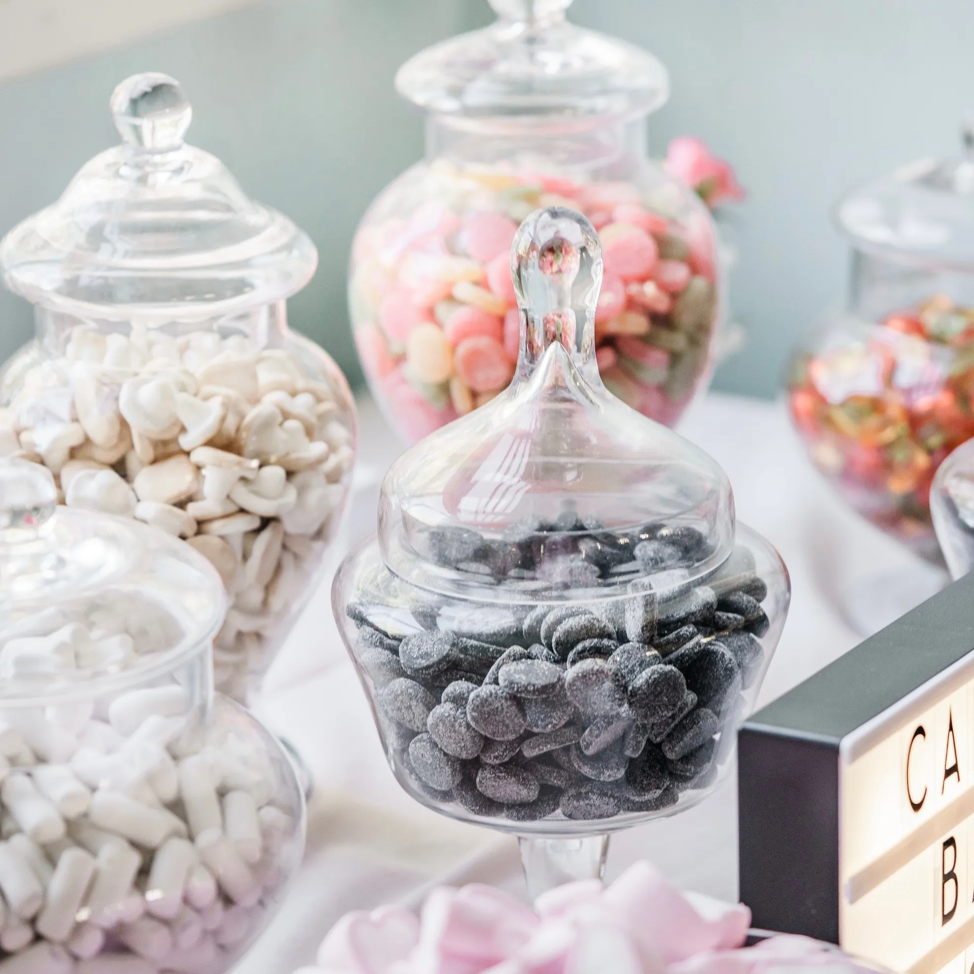 Candy Bar Apothecary Jars - Assorted Sizes