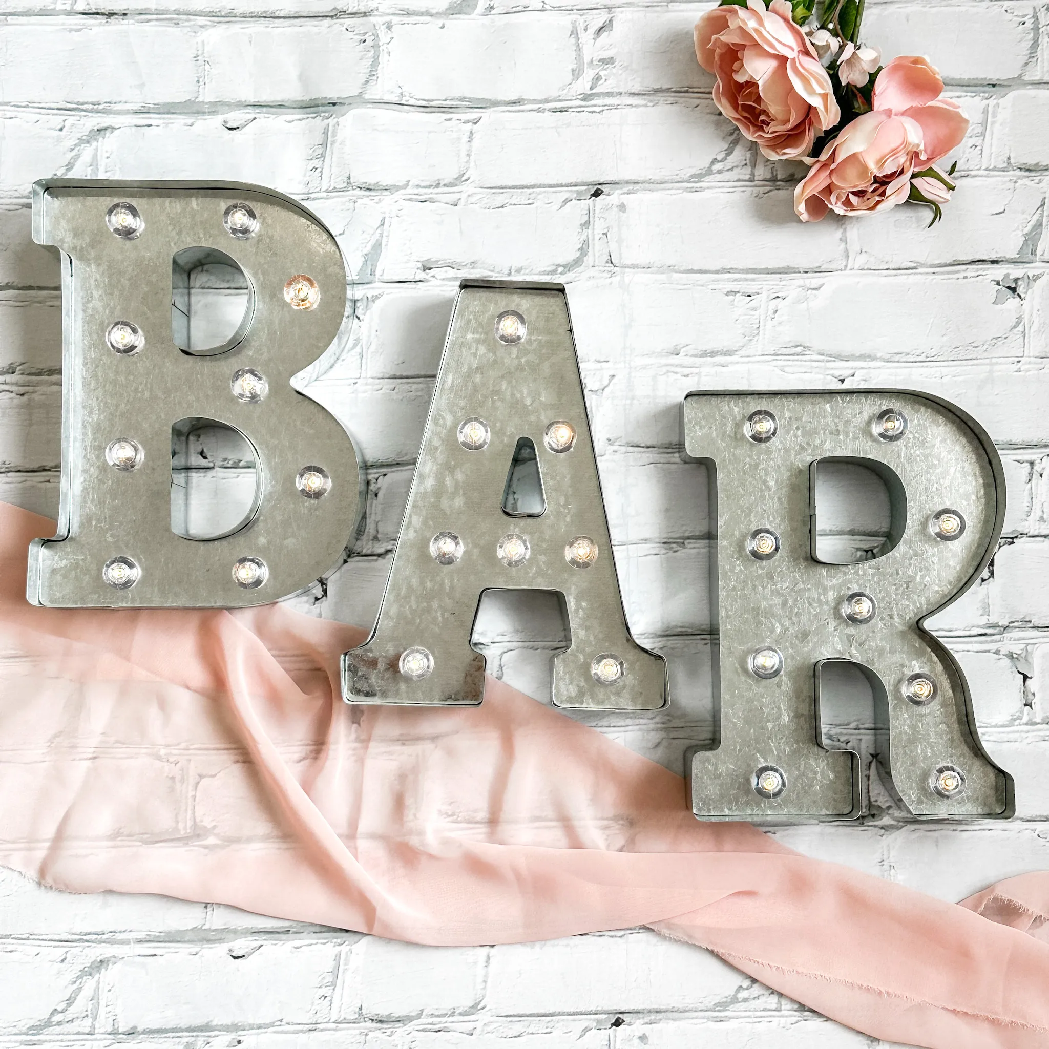 BAR Marquee Letters