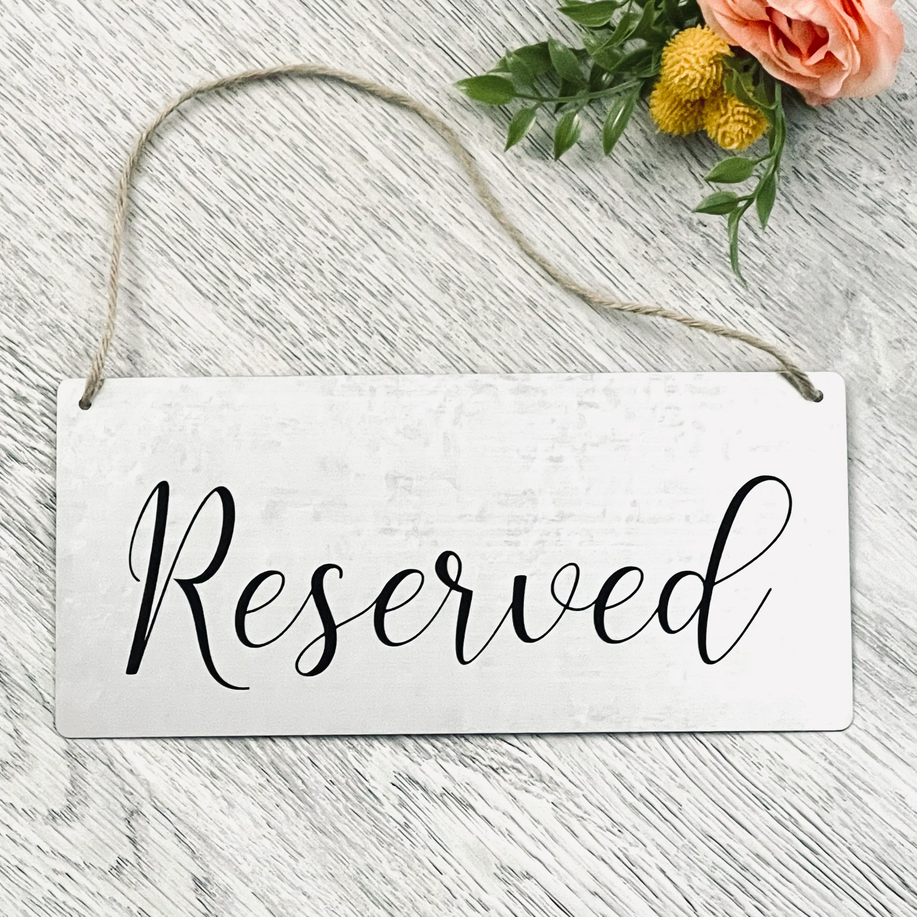 Reserved - Metal & Jute