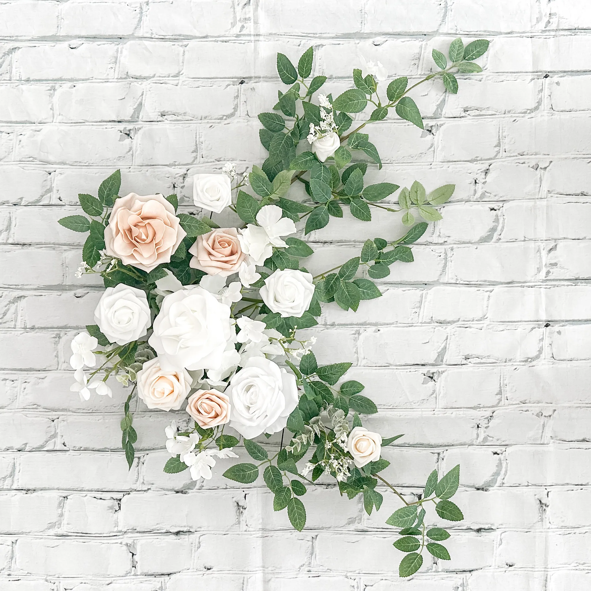 Floral Corner Swag (Neutral)