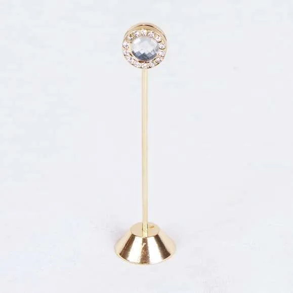 Set (10) - Gold Table Number Stands 