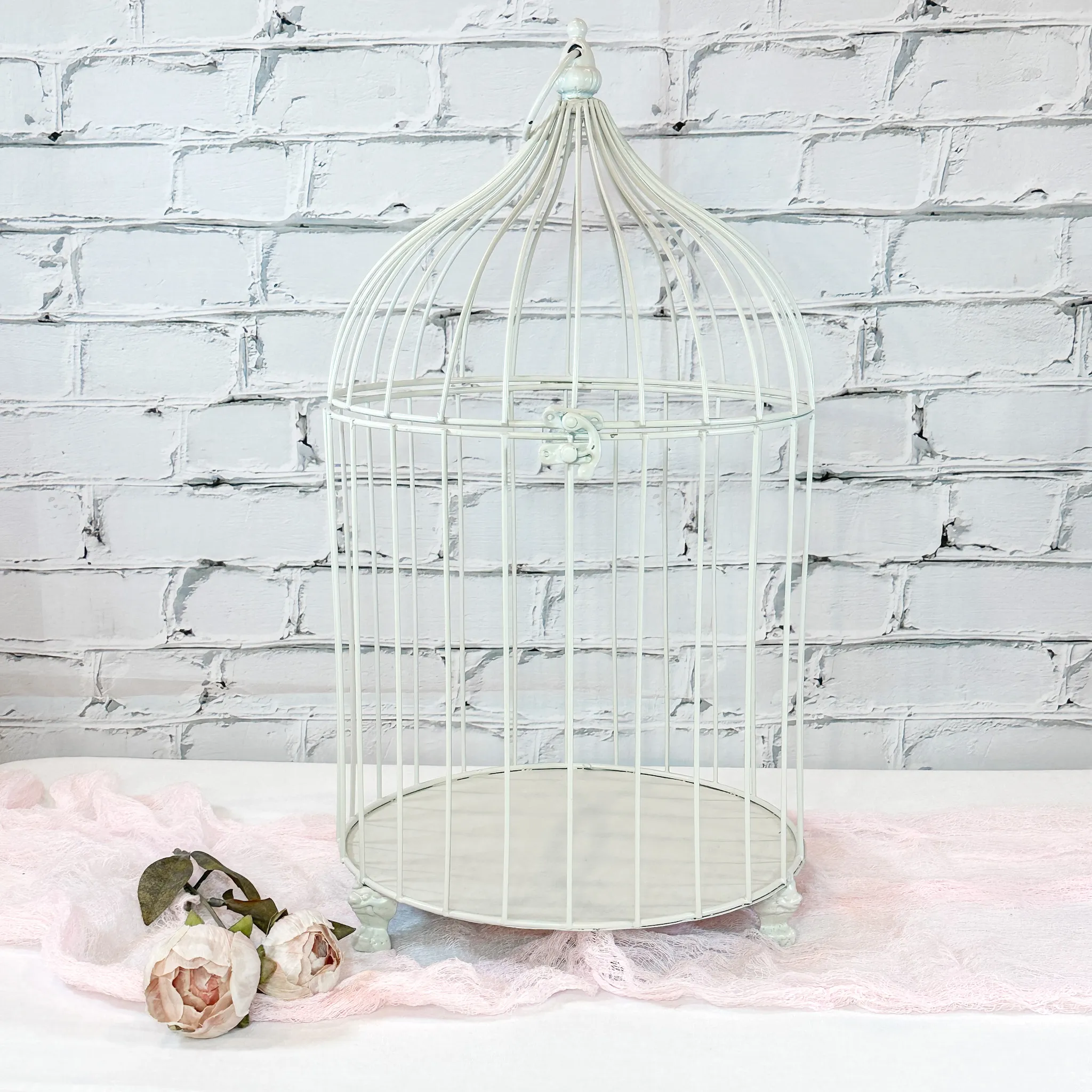 Birdcage - Antique White