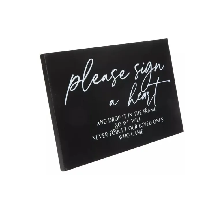 Sign A Heart (Brooklyn) - Black