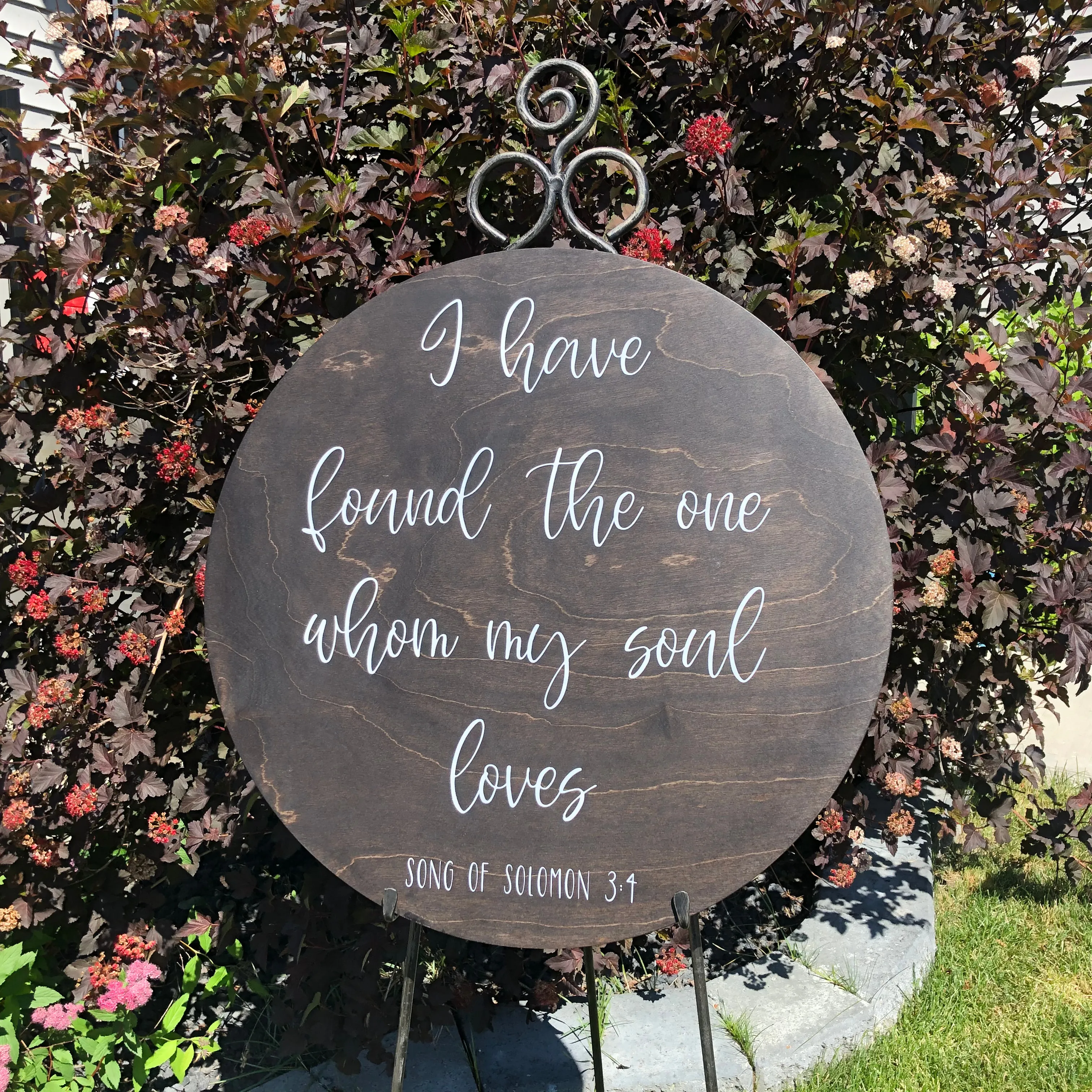 "I Have Found The One" Wood Sign