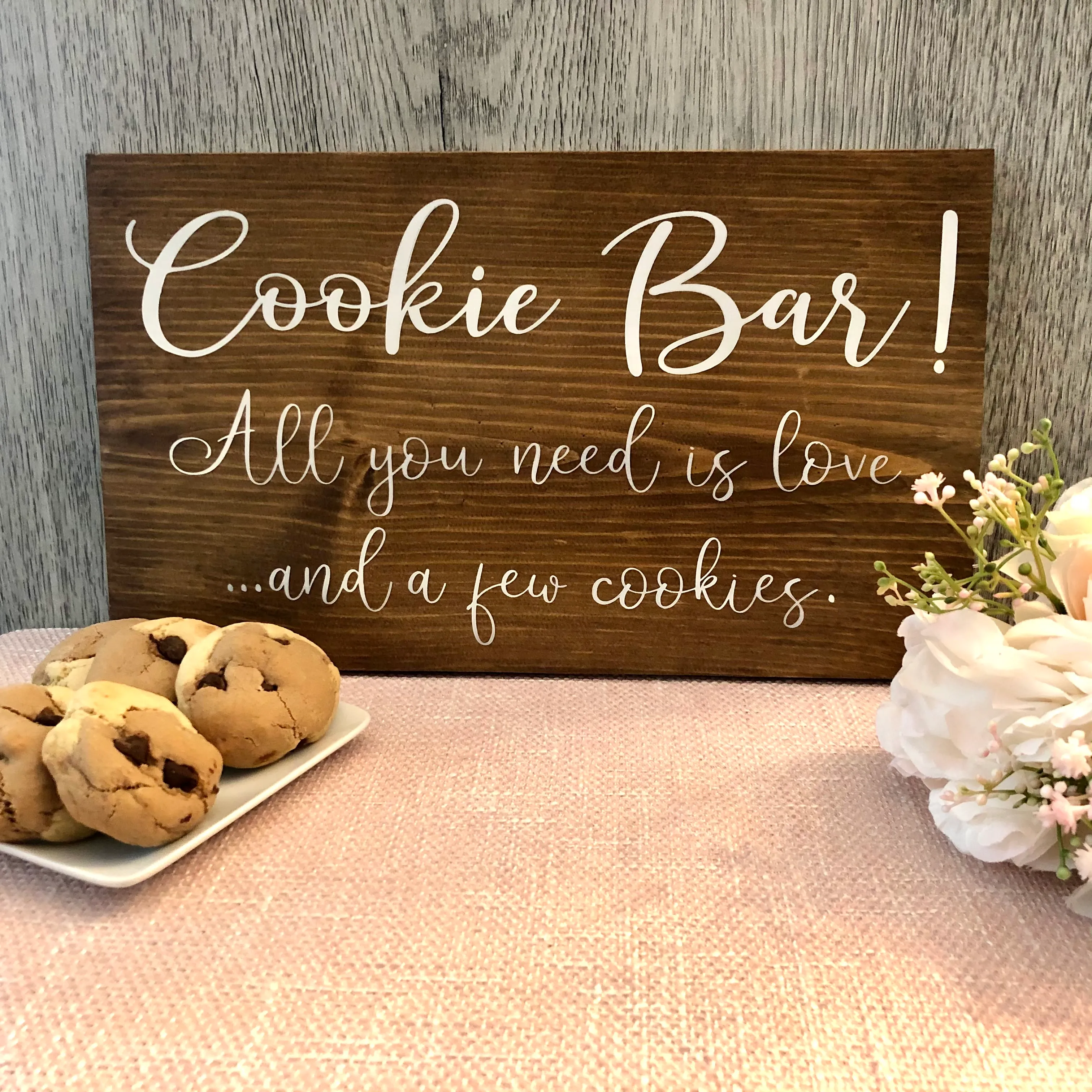 Cookie Bar Wood Sign