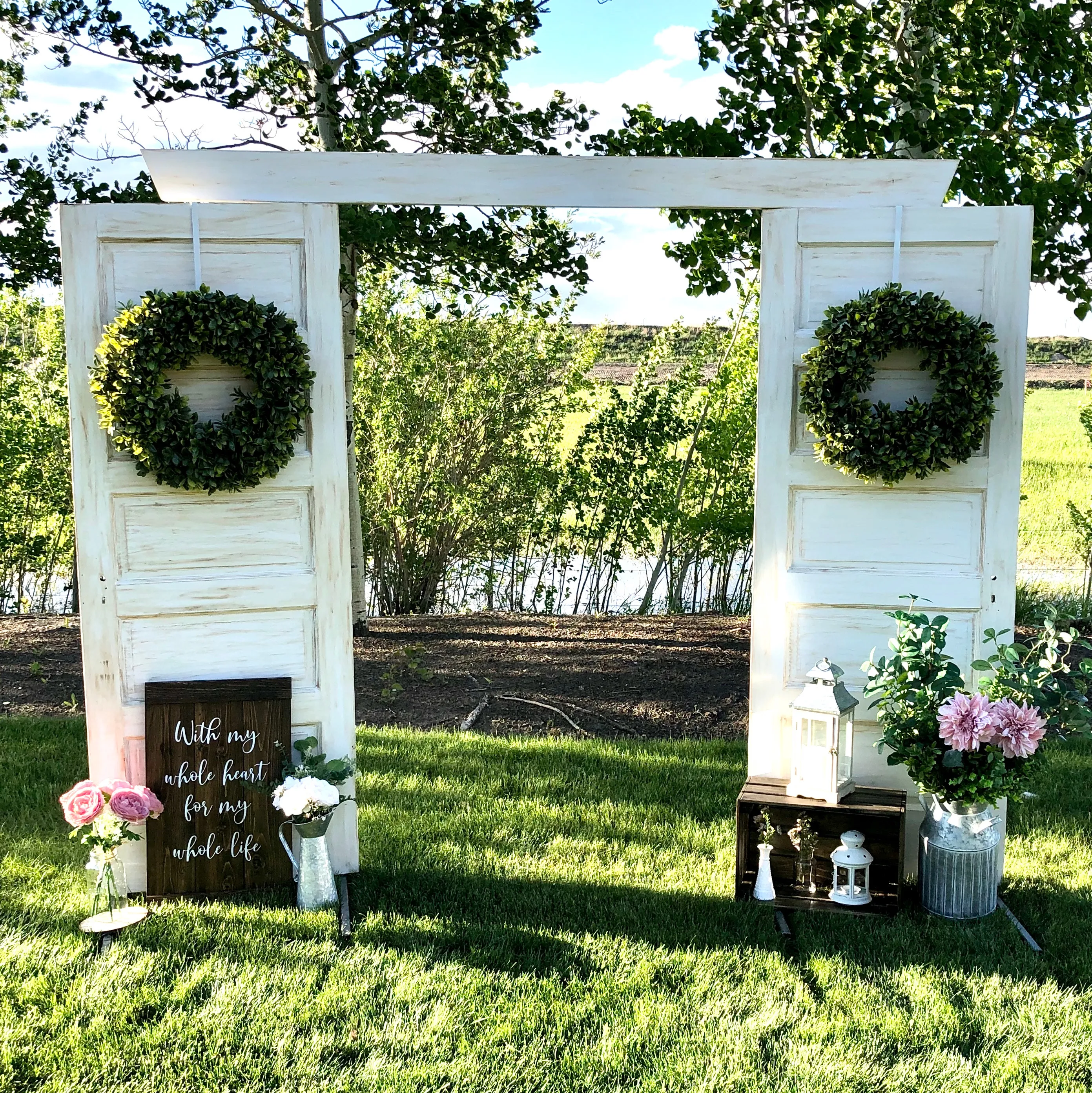 Arch - Reclaimed Door Backdrop 