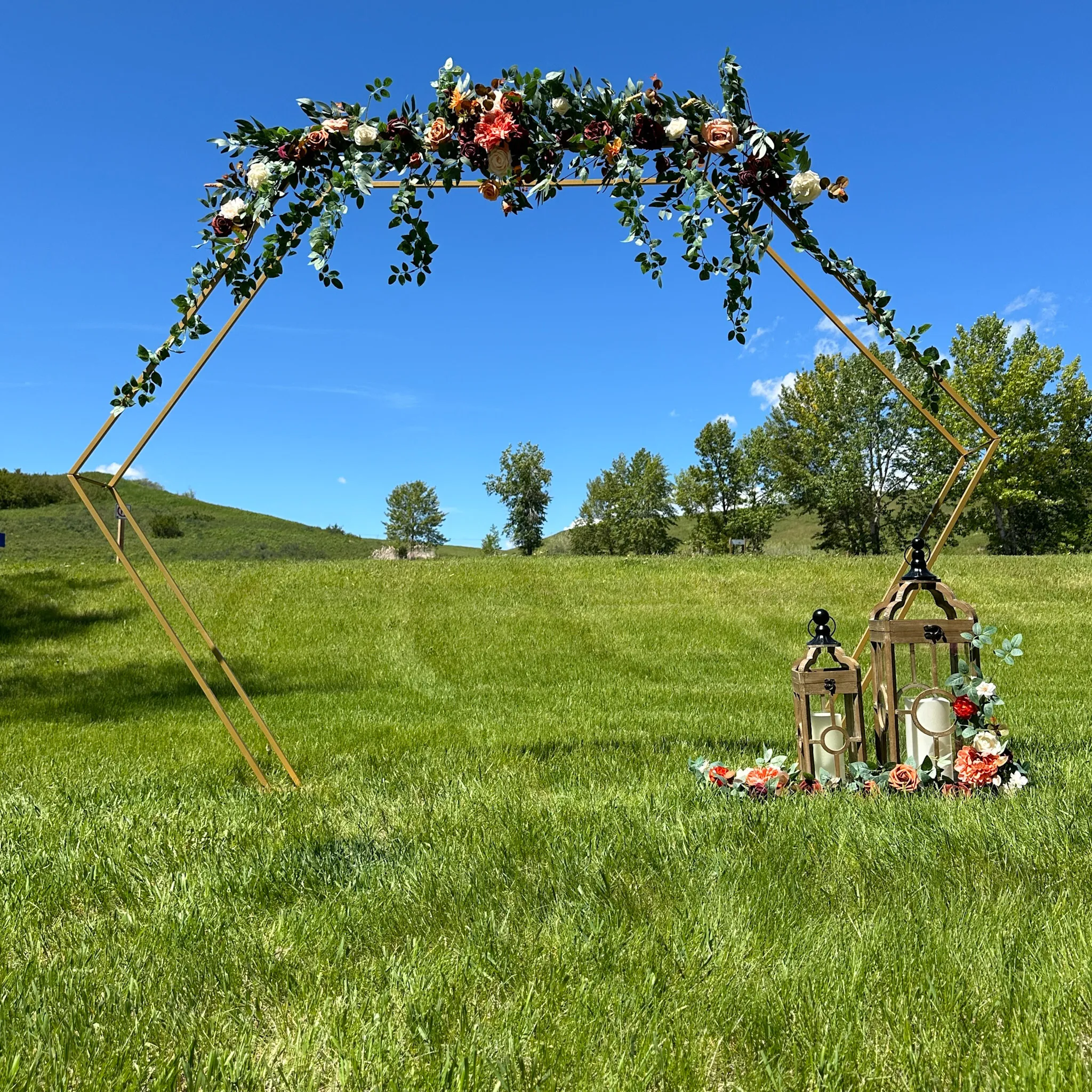 Arch Garland Terracotta (7')