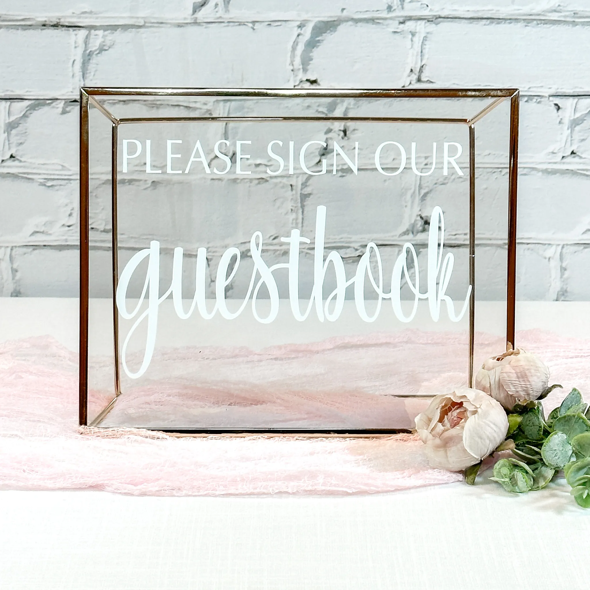 Guestbook Geo Sign (Paris)  - Gold