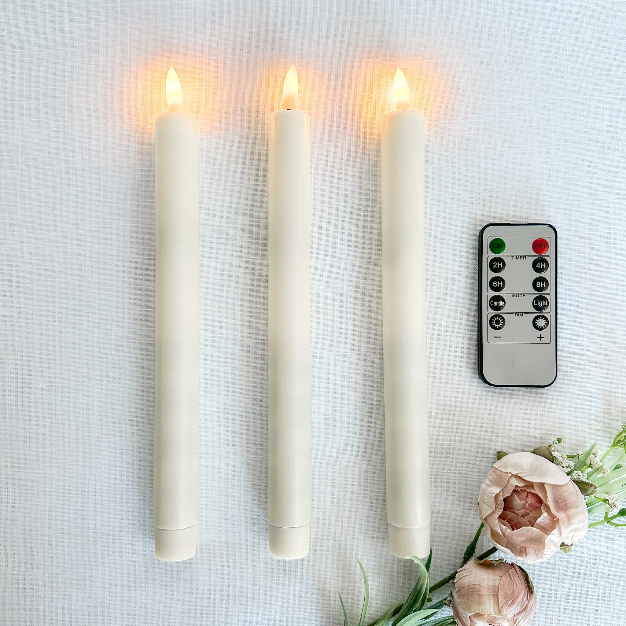 LED Taper Candle - 10"