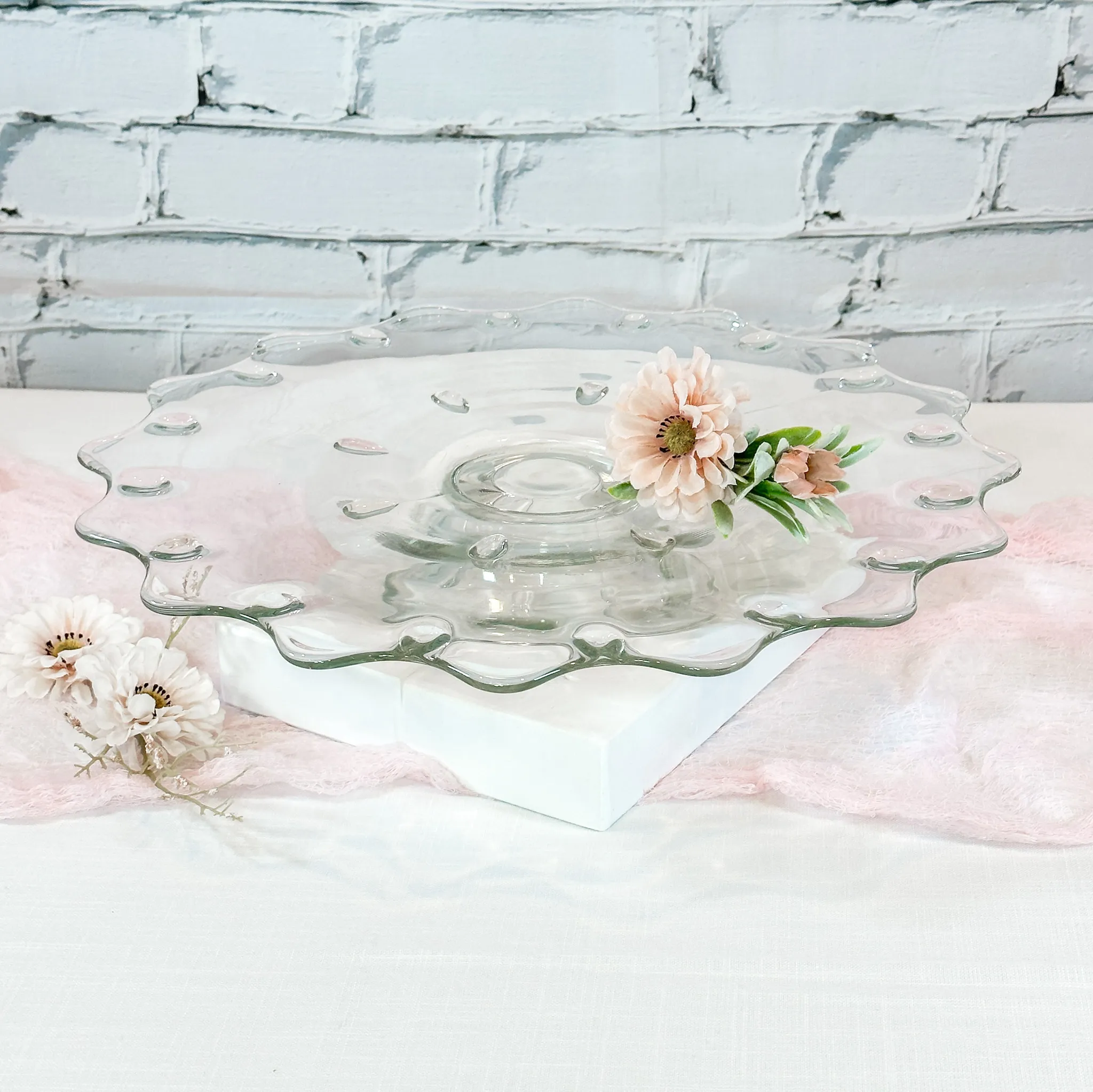 Vintage Teardrop (13.5") - Cake Pedestal Stand