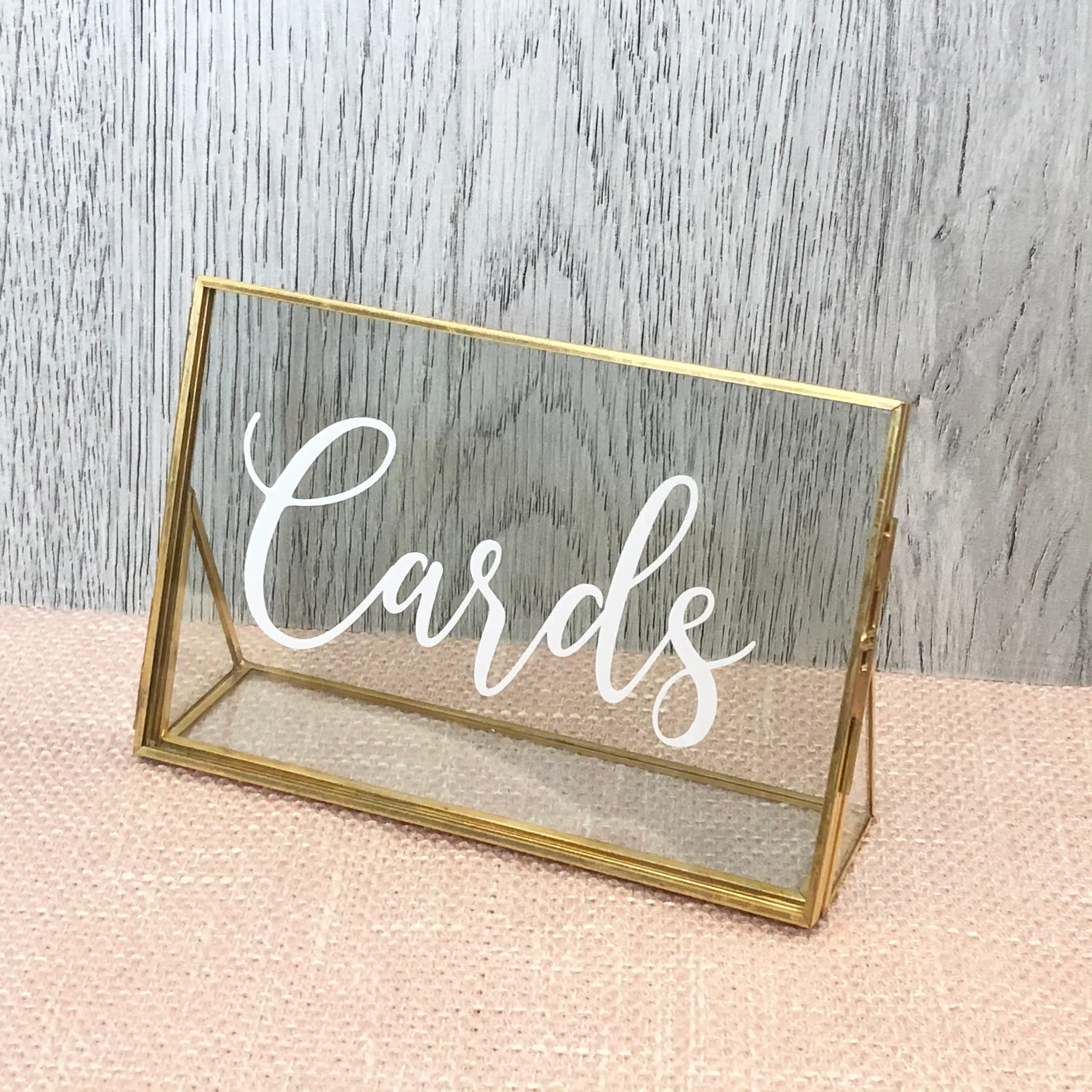 Cards Geo Sign (Paris) - Gold
