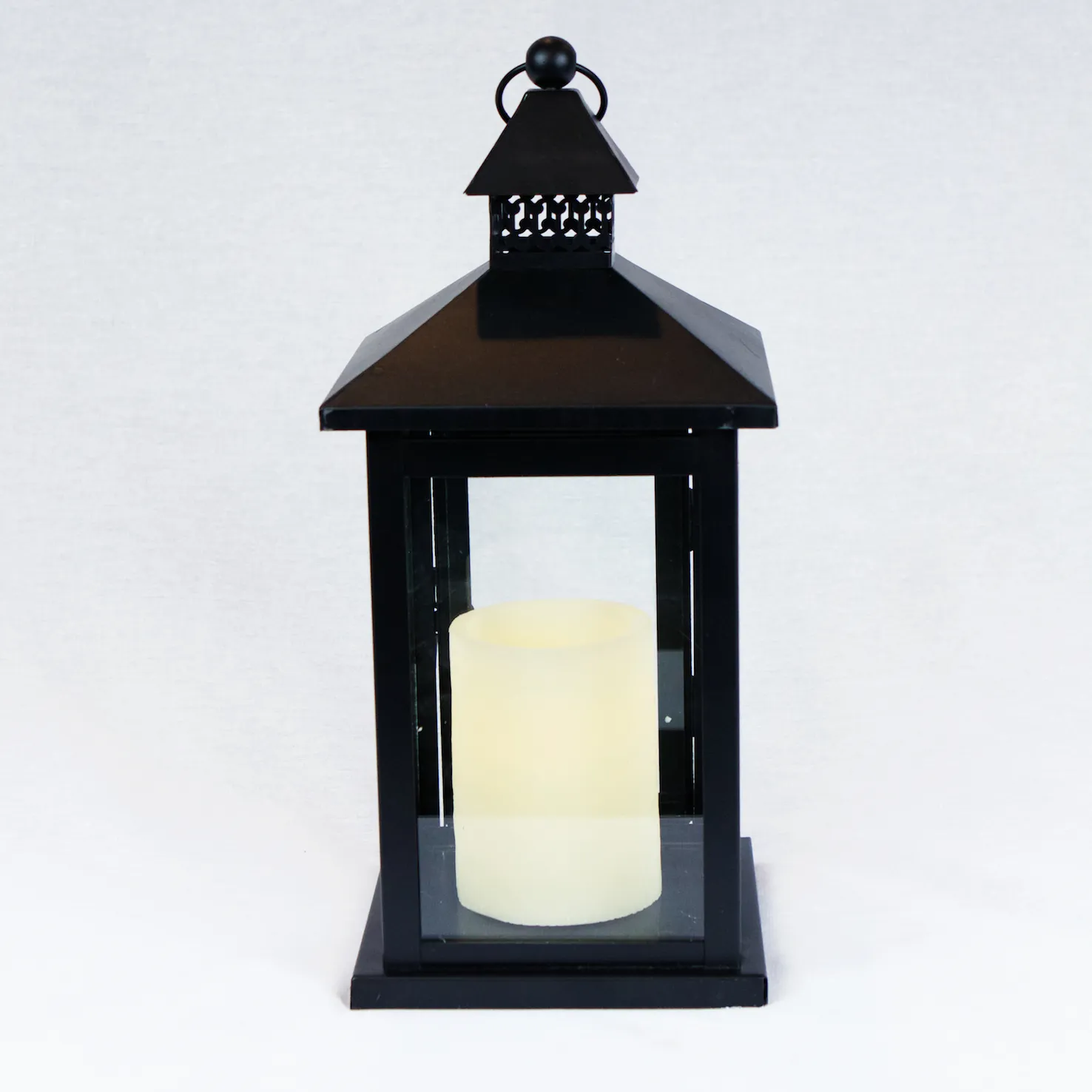 Lantern - Black Metal Medium (13")