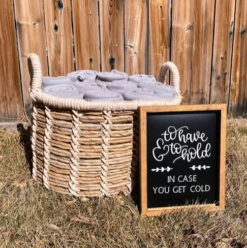 Blanket Set - Large with Basket