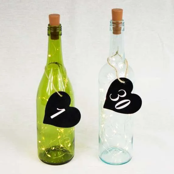 Table Numbers (#1-30) - Heart Tags Set