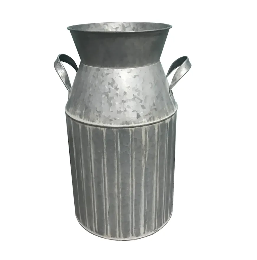Galvanized Large Milk Jug - 16"