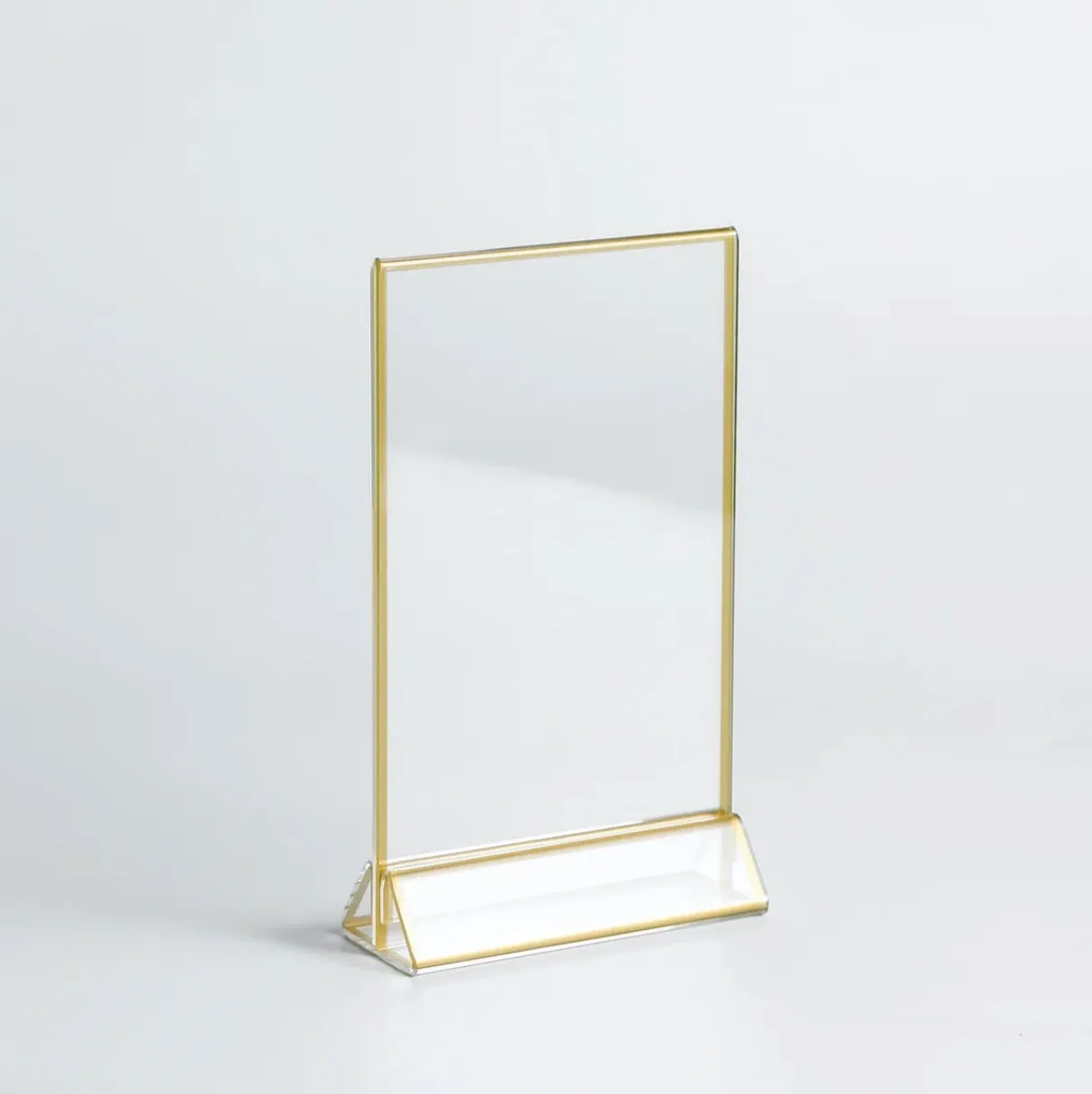 Acrylic Frame - Gold Trim