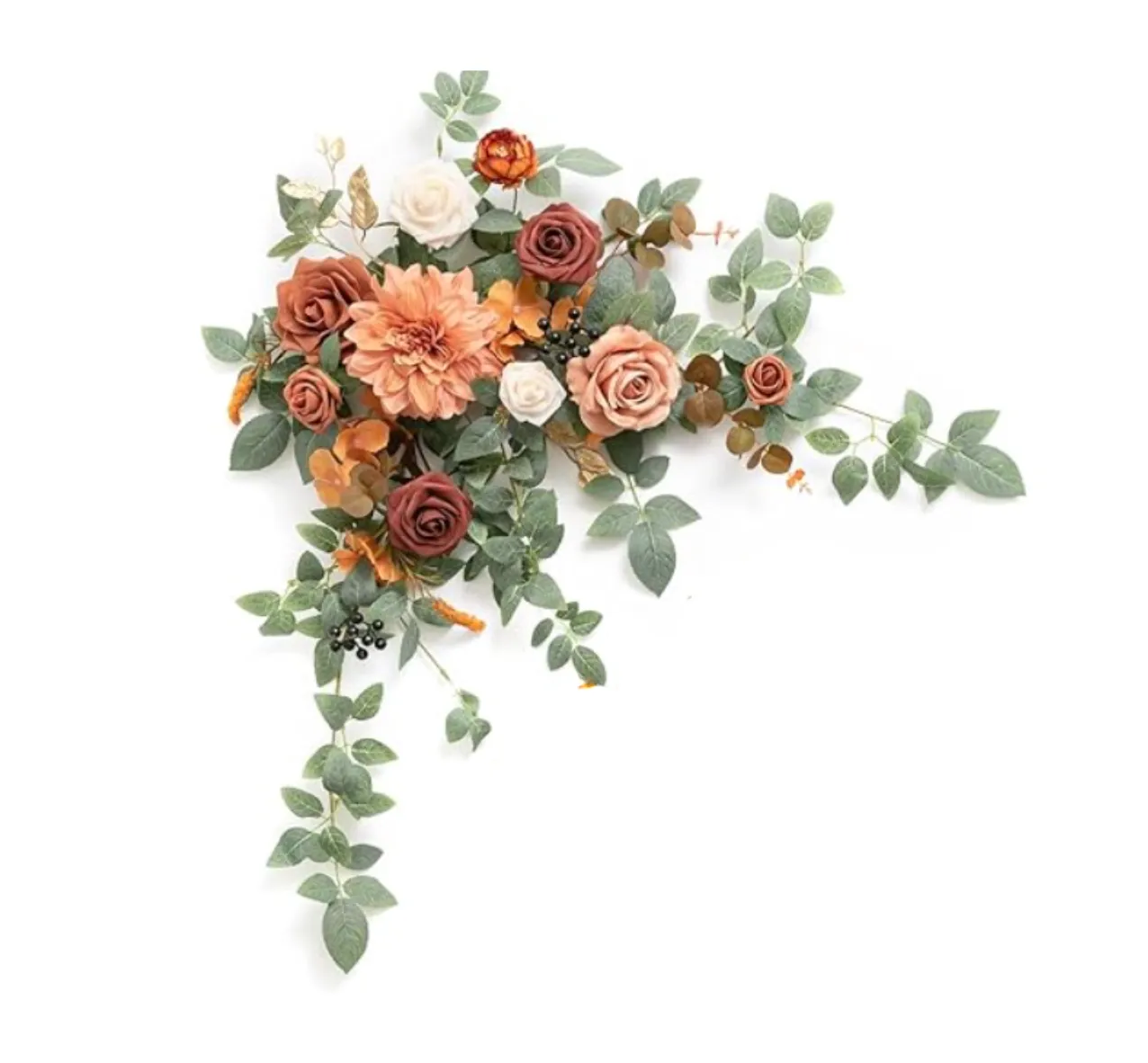 Floral Accent - Medium (Terracotta)