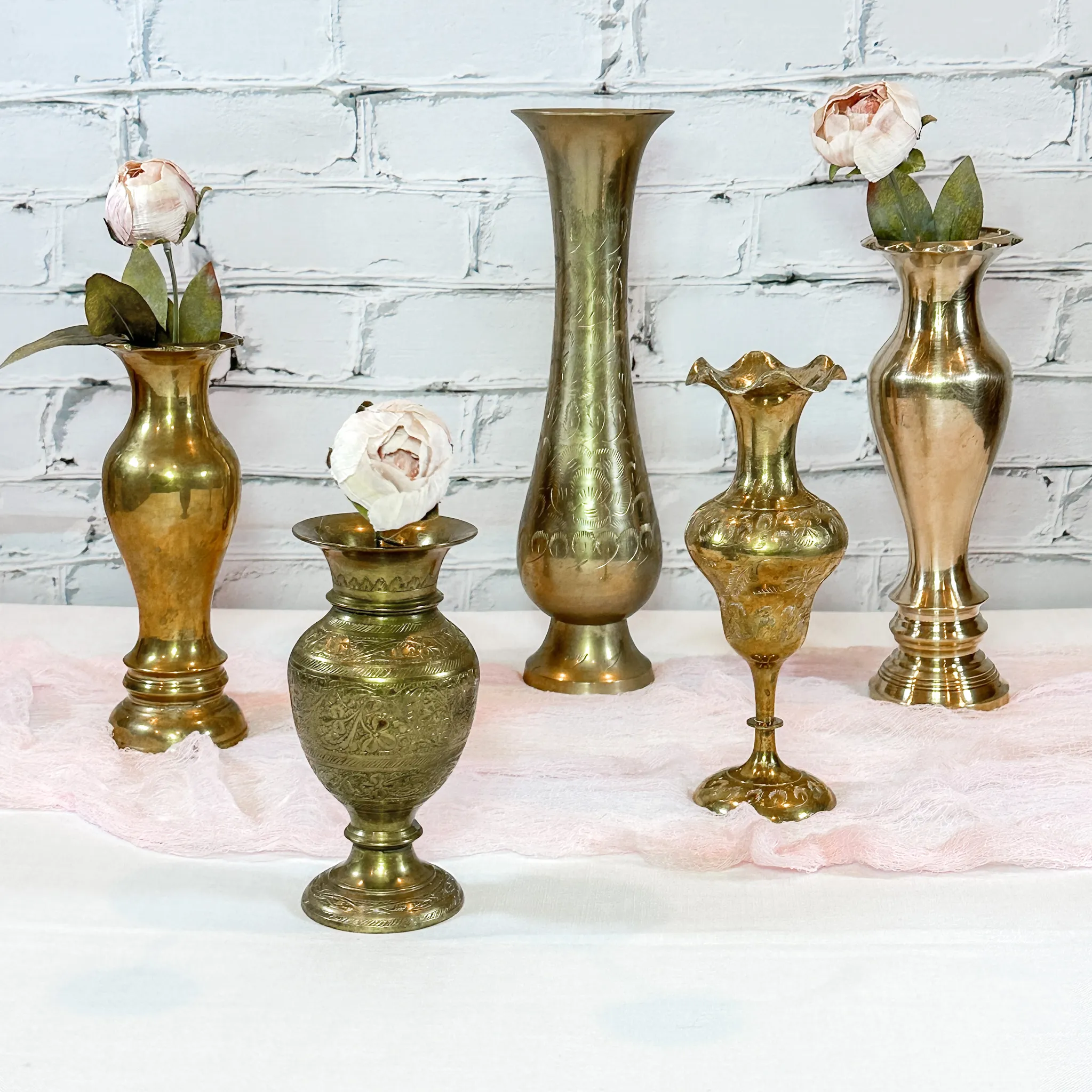 Brass Bud Vase - Assorted