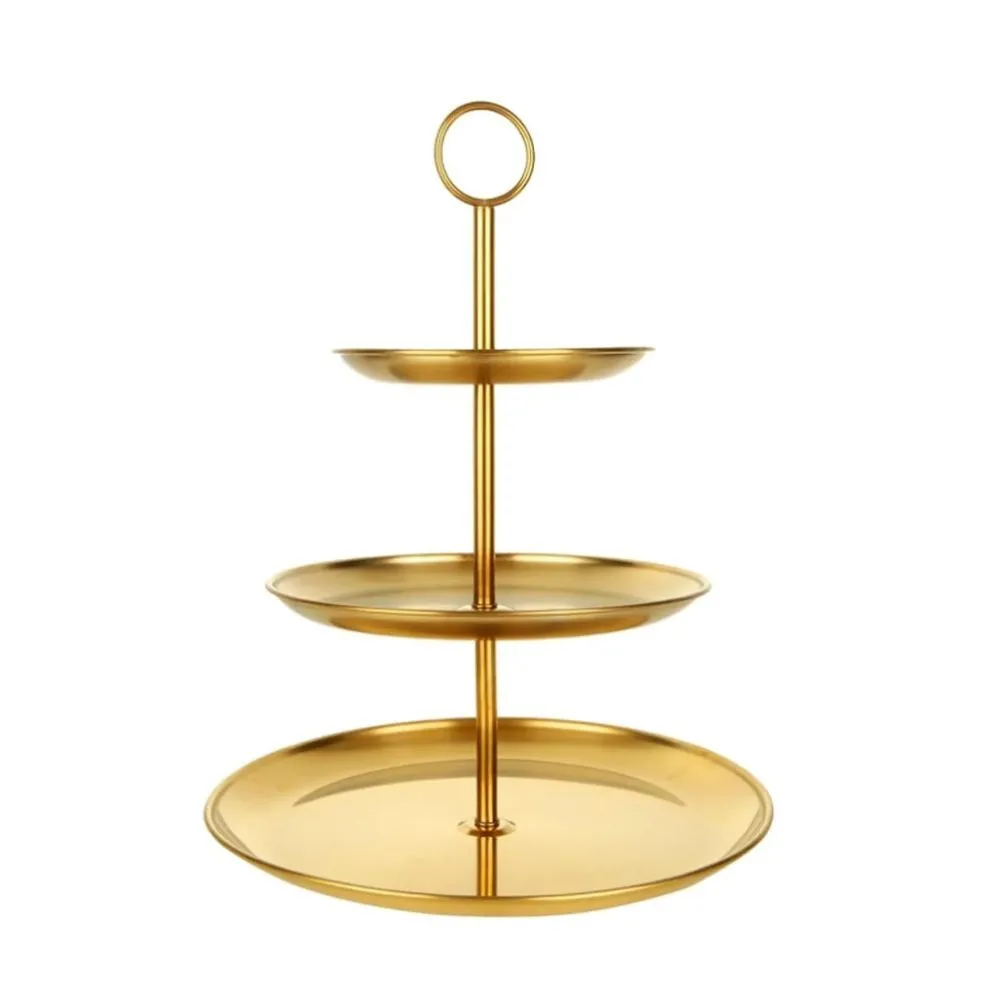 3-Tier Gold Tray 