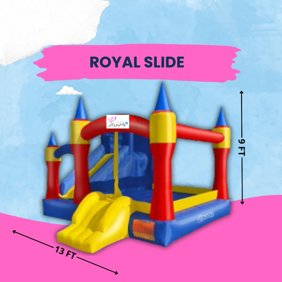 ROYAL SLIDE  - 24h Bounce House Rental
