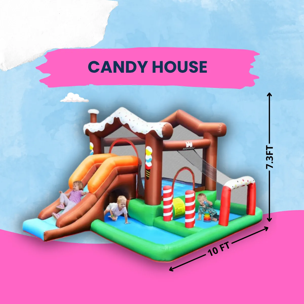 CANDY HOUSE - 24h Bounce House Rental