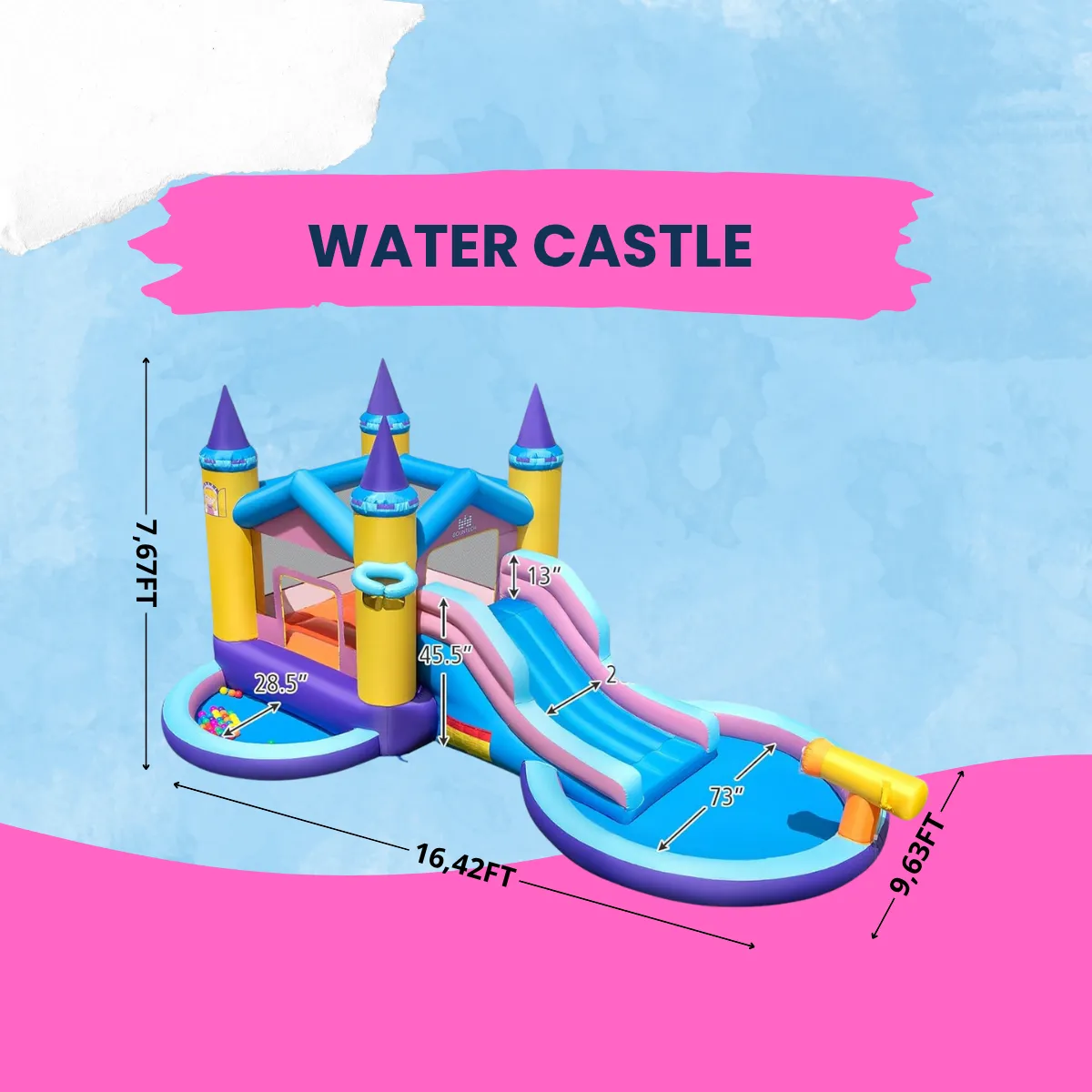 Water Castle - 24h Bounce House Rental