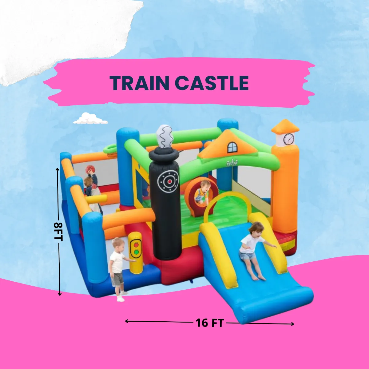 Train Castle - 24h Bounce House Rental