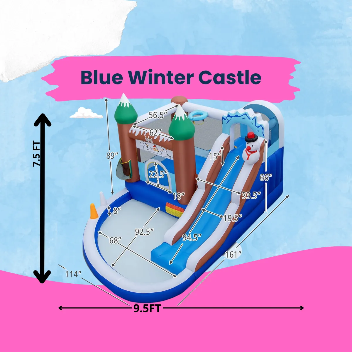 Blue Winter Castle - 24 Hours Rental