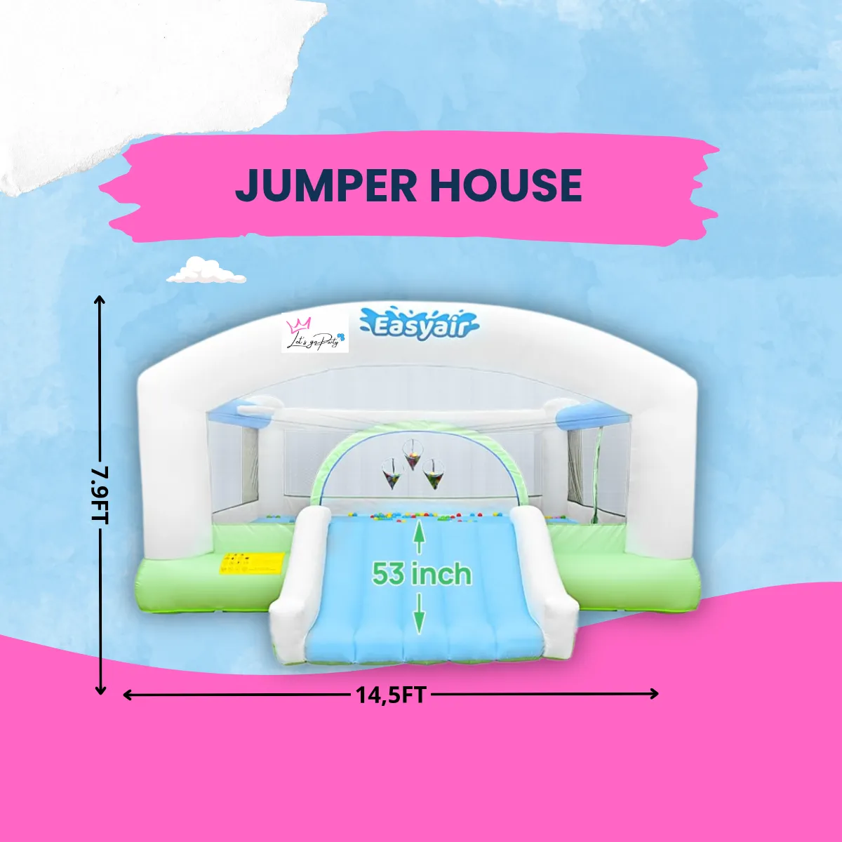 JUMPER SLIDE - 24h Bounce House Rental