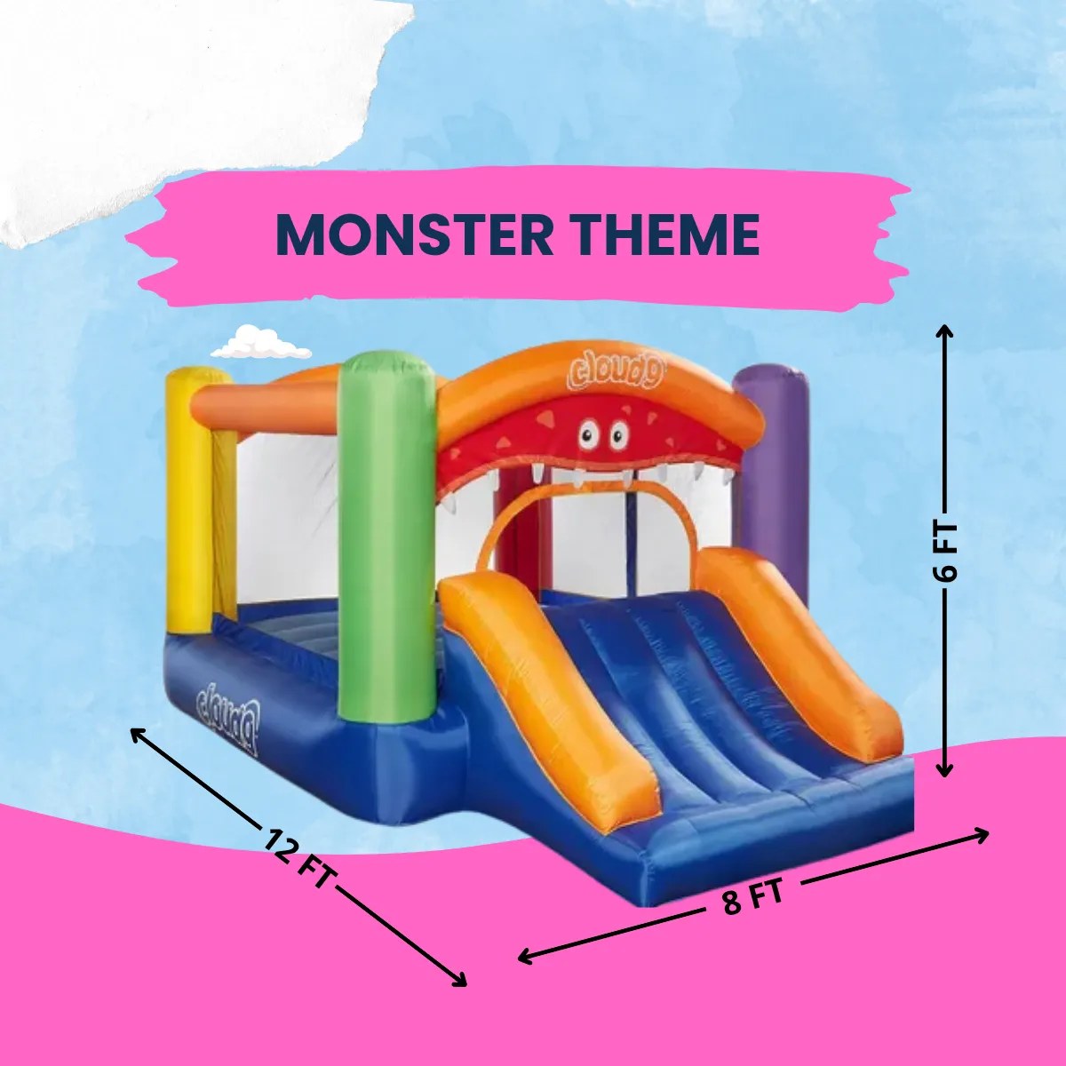 MONSTER THEME - 24h Bounce House Rental