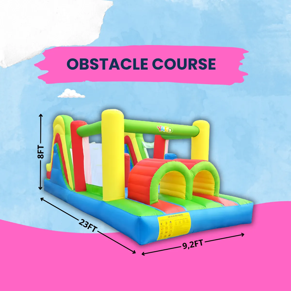 OBSTACLE COURSE - 24h Bounce House Rental