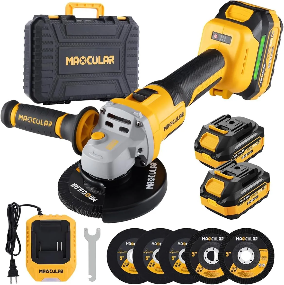 Cordless Angle Grinder 4.5-5"