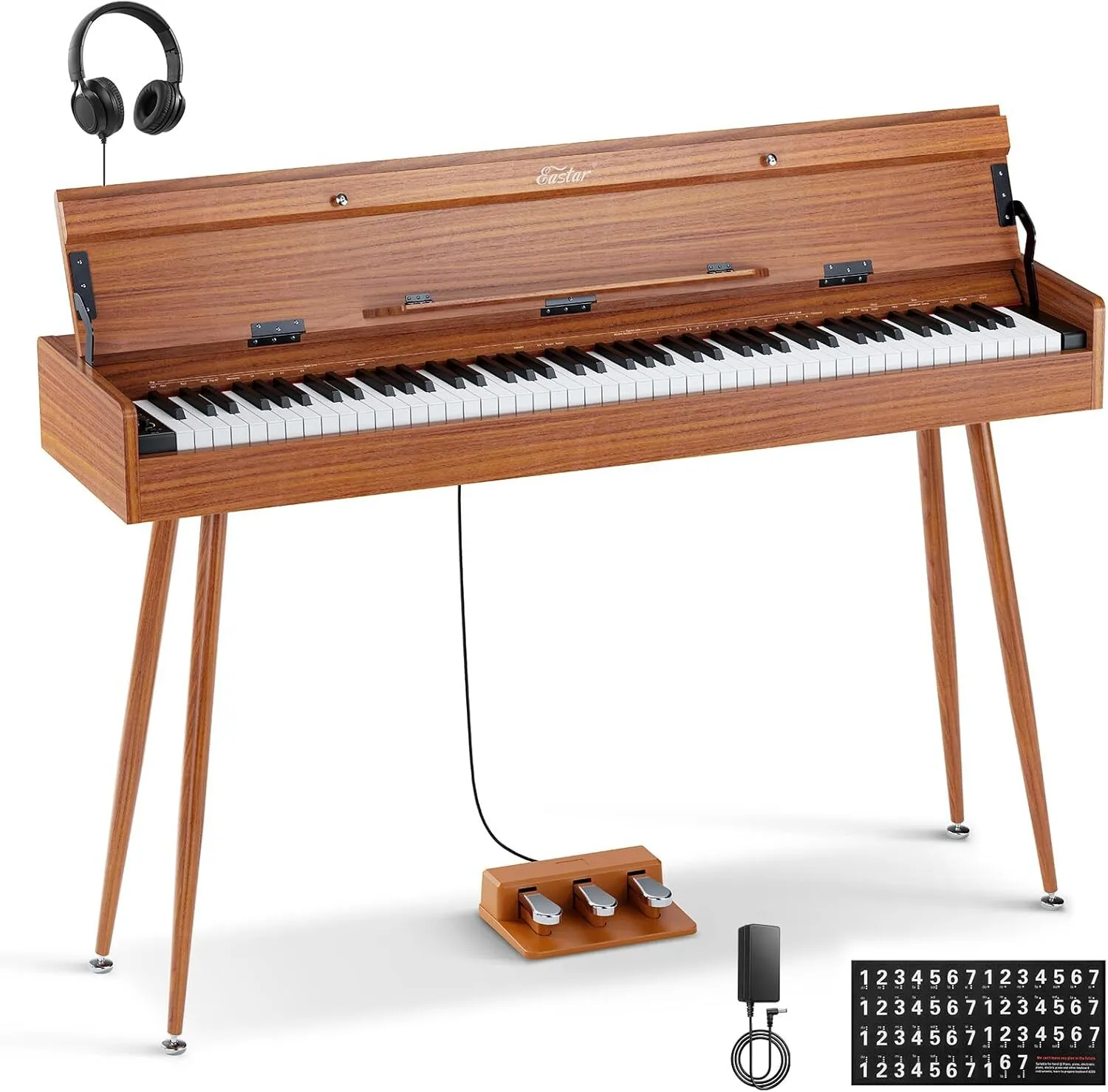 88-Key Digital Piano Full-Size w/ Pedals
