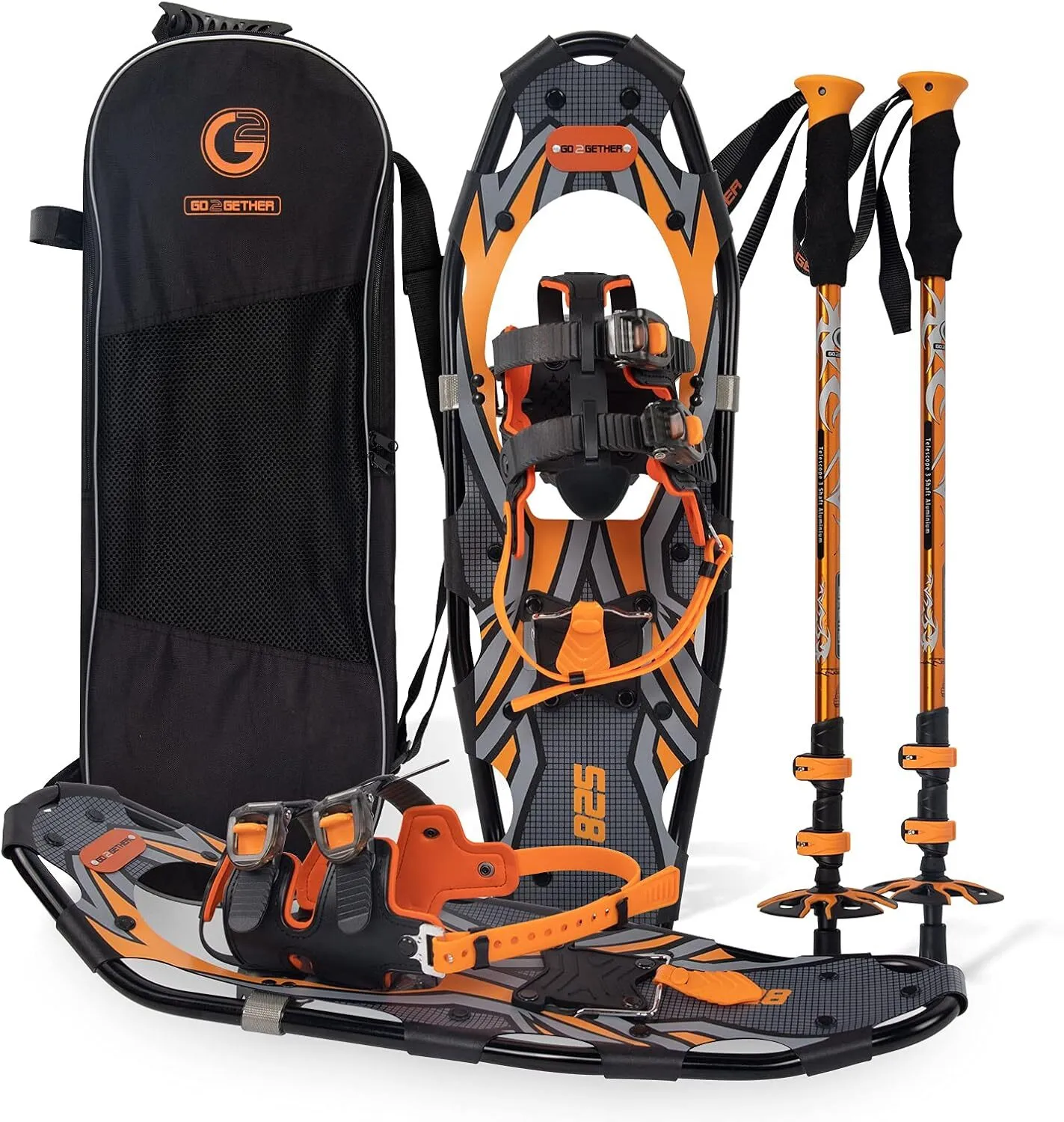 Lightweight Snowshoes w/ Bindings & Poles